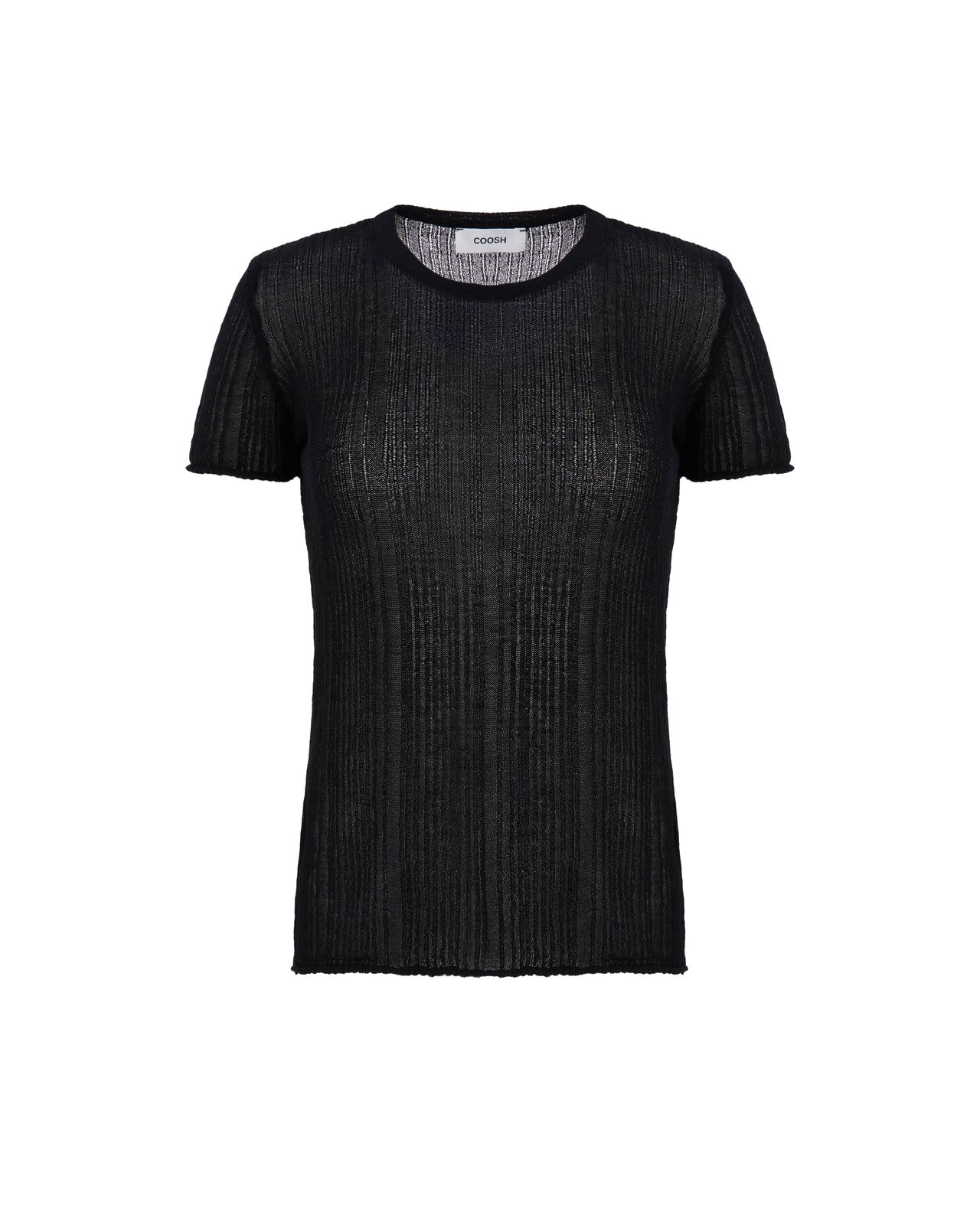 新品☆Sheer T-shirts★ブラック Sheer T-shirt - Black | COOSH
