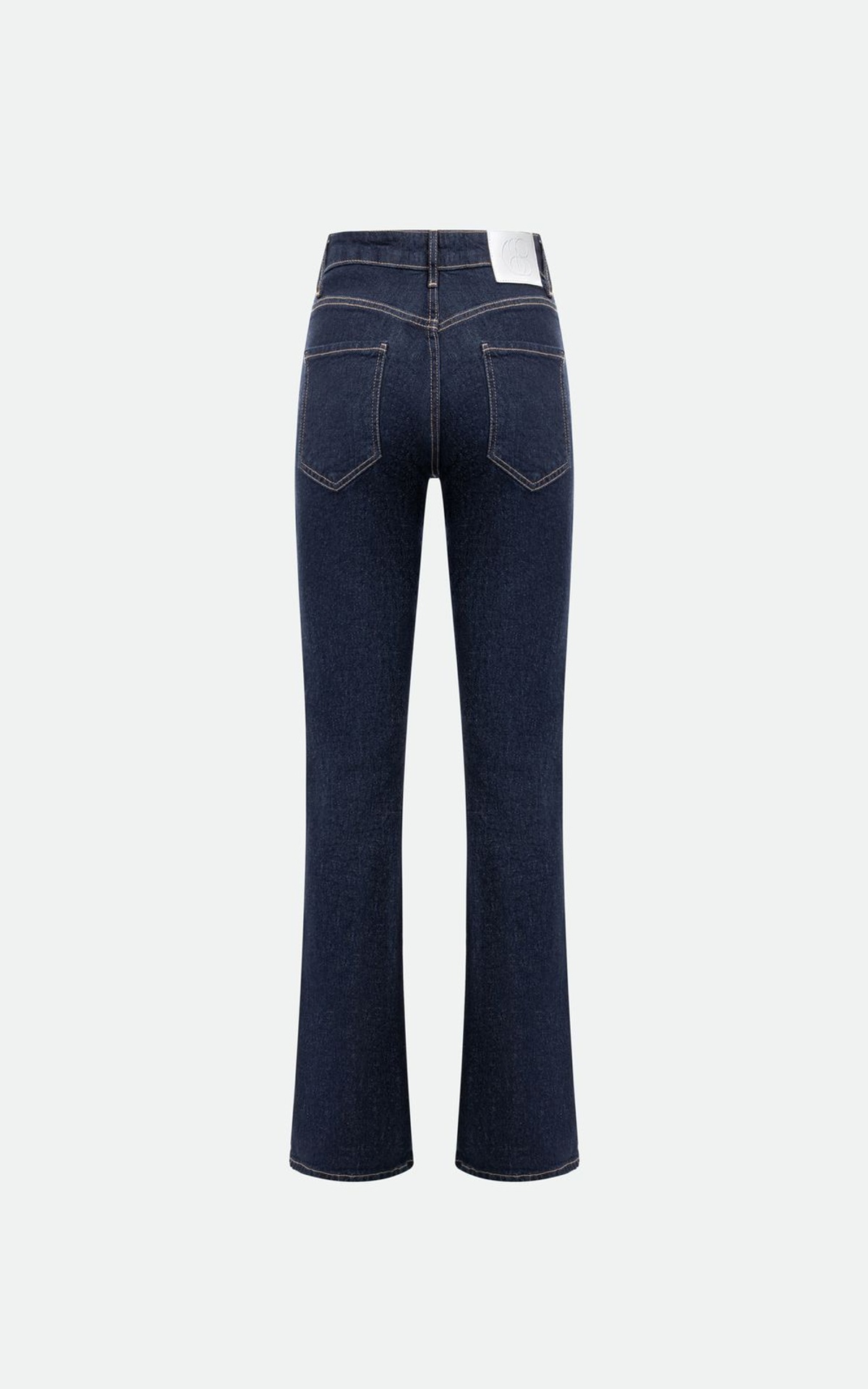 Jeansy dzwony vintage o dopasowanym kroju