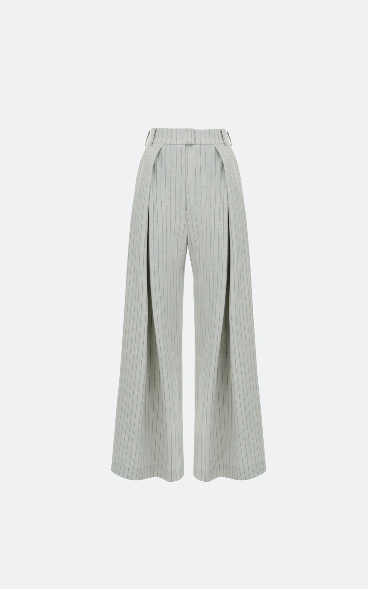 BLAKE Classic Wide-Leg Pinstripe Pants