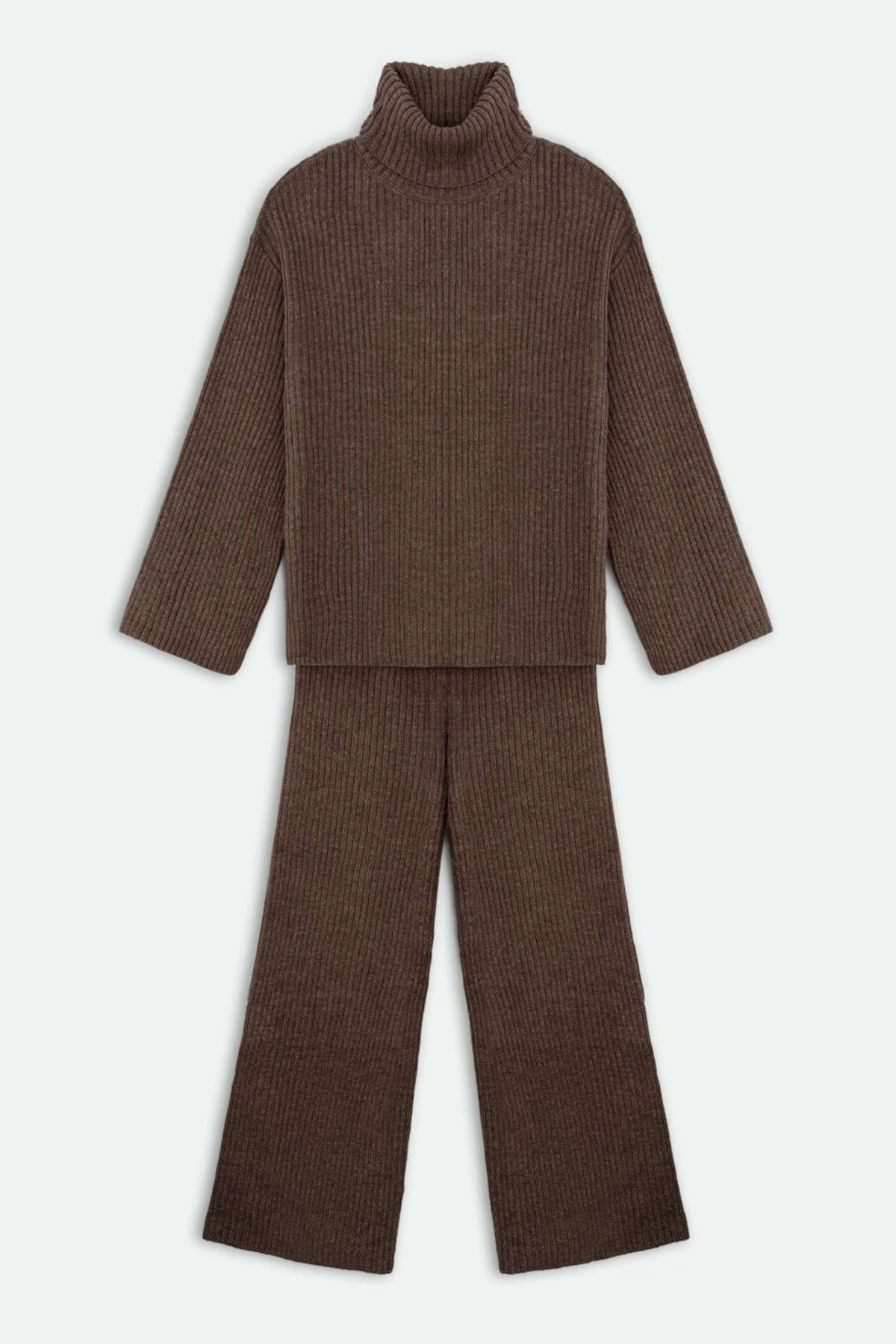 Wełniany Komplet COZY: Sweter i Spodnie