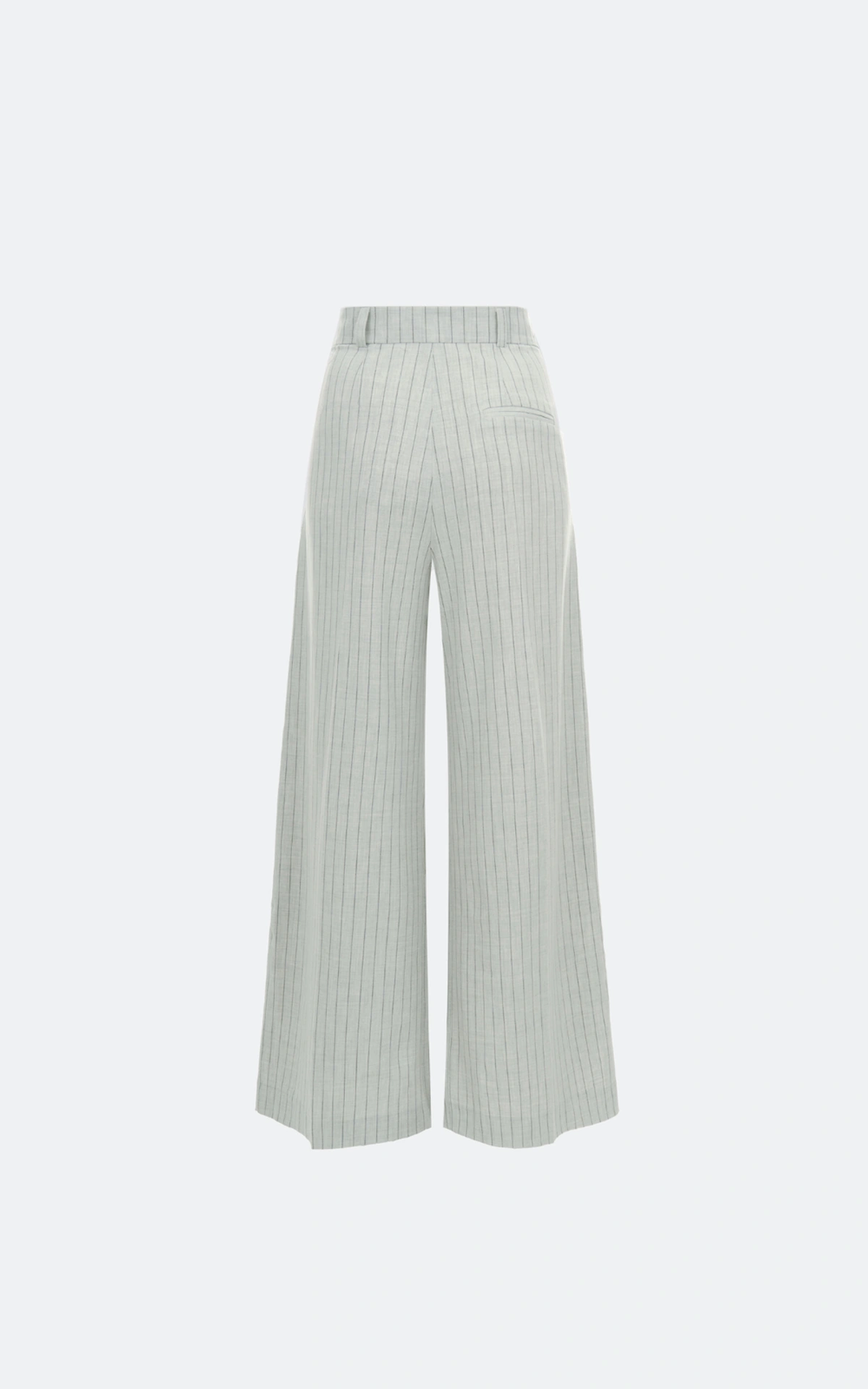 BLAKE Classic Wide-Leg Pinstripe Pants