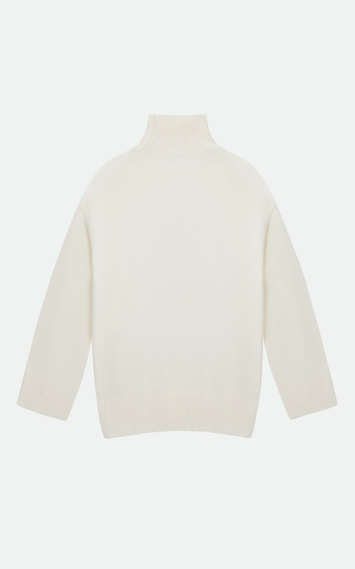 Светр вовняний з коміром-стійкою