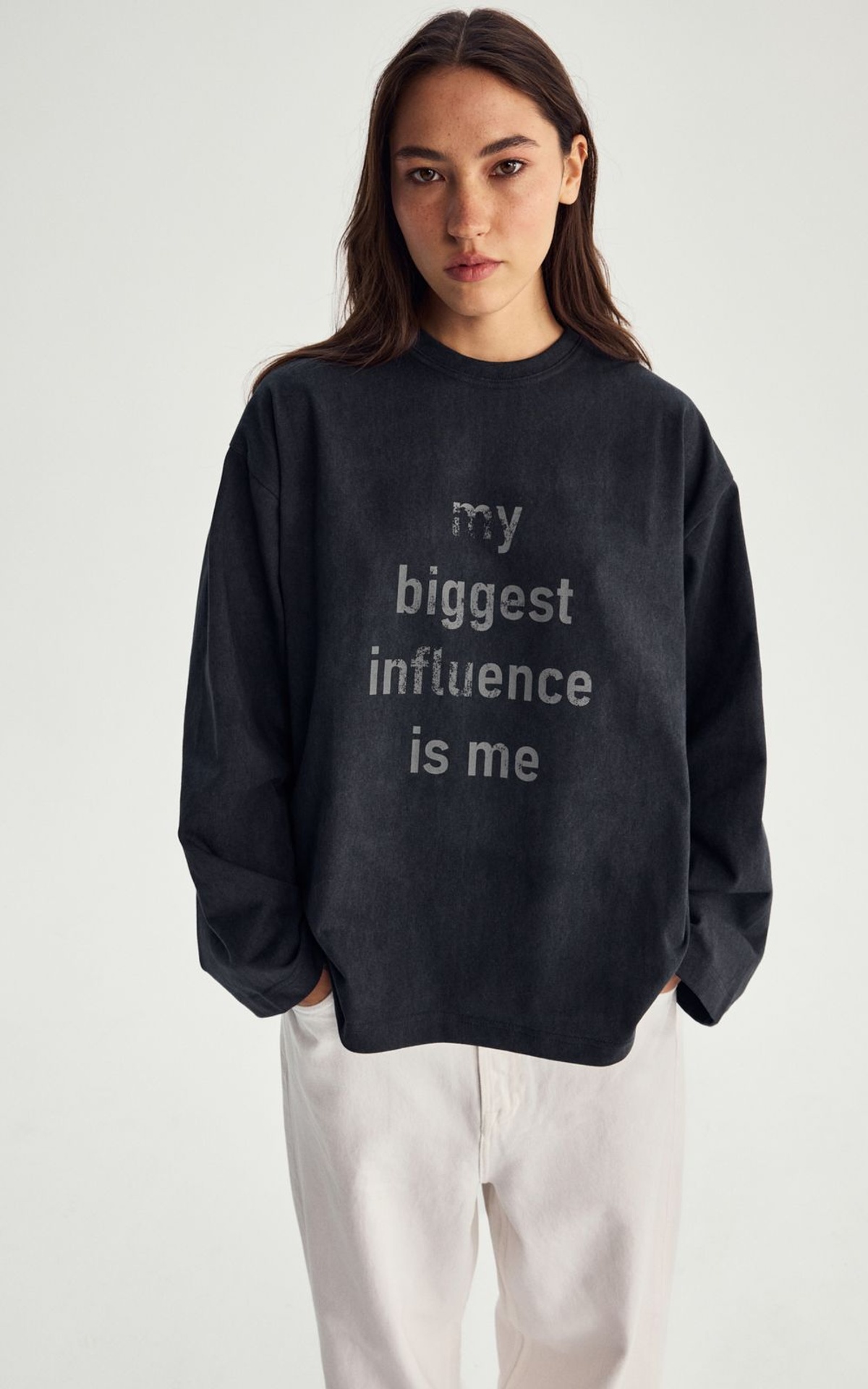 Cotton Longsleeve with Vintage Effect