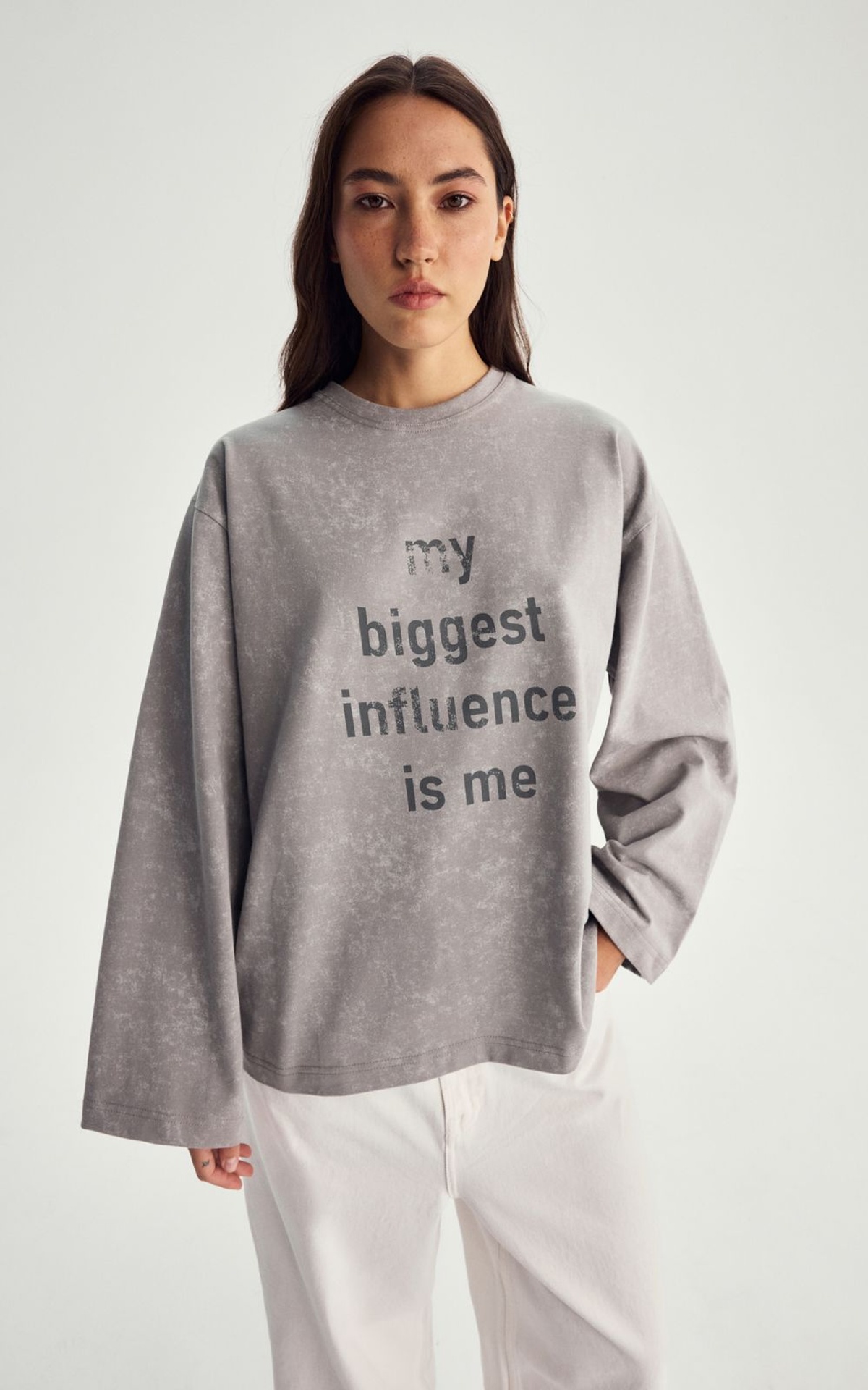 Cotton Longsleeve with Vintage Effect