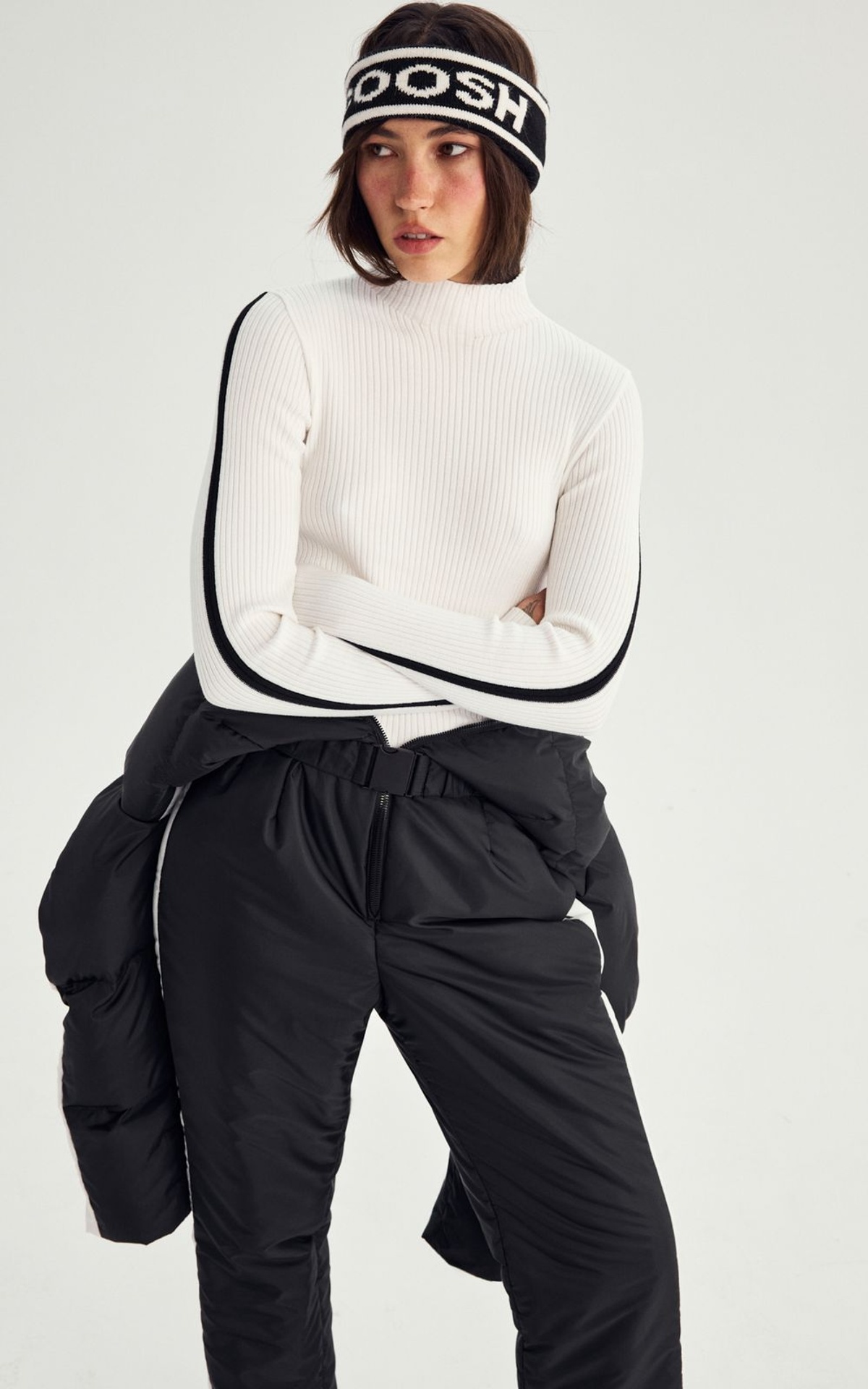 Ribbed Contrast Stripe Longsleeve