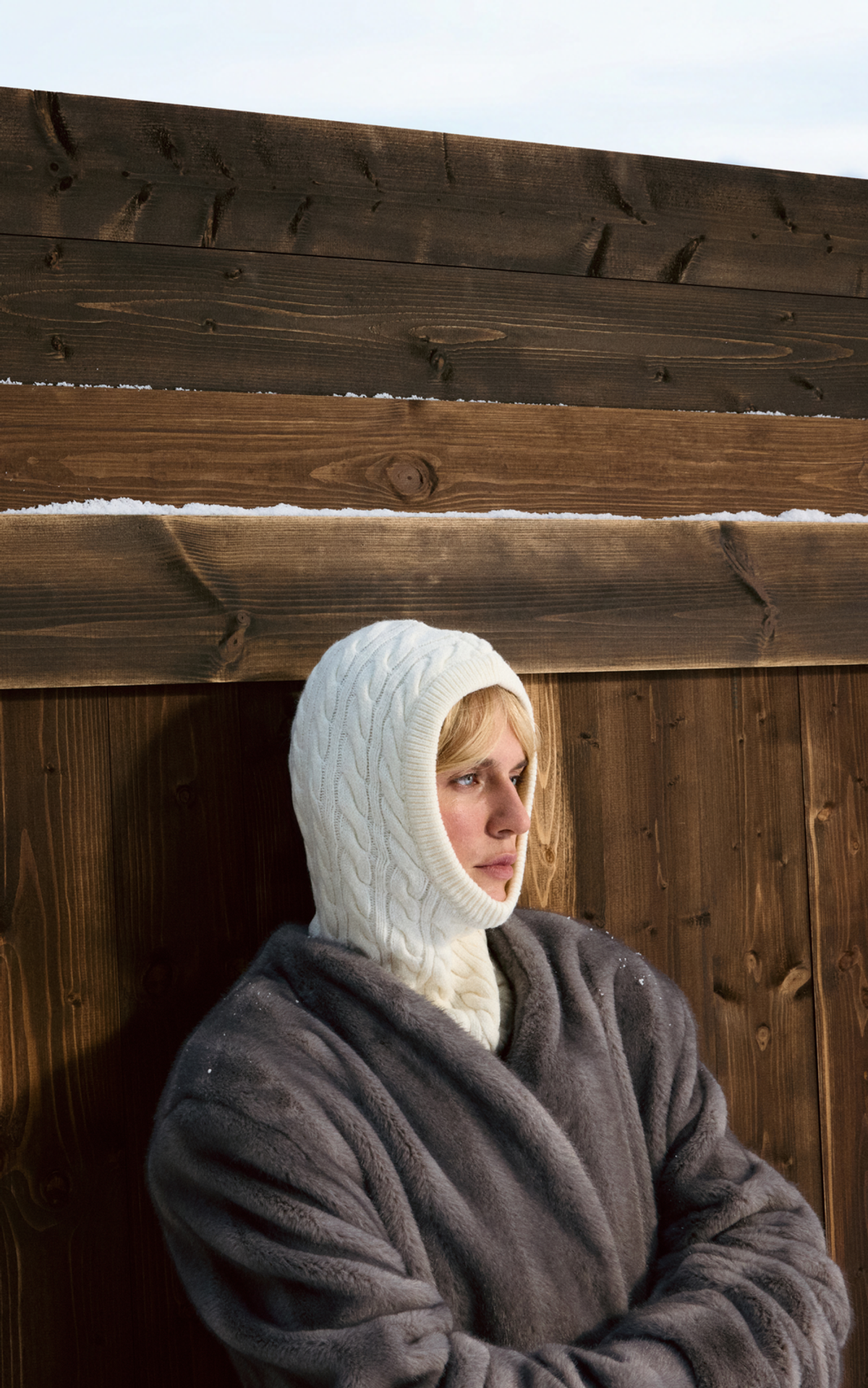 Cable Knit Balaclava