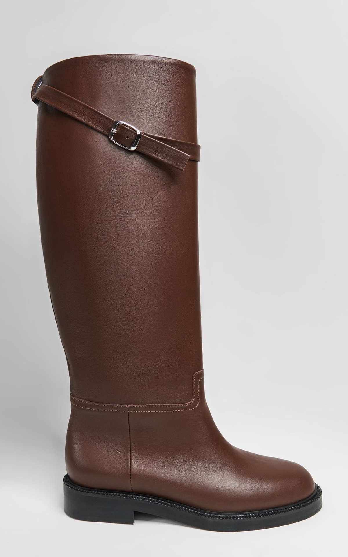 Чоботи в жокейському стилі зі знімним ремінцем на байці