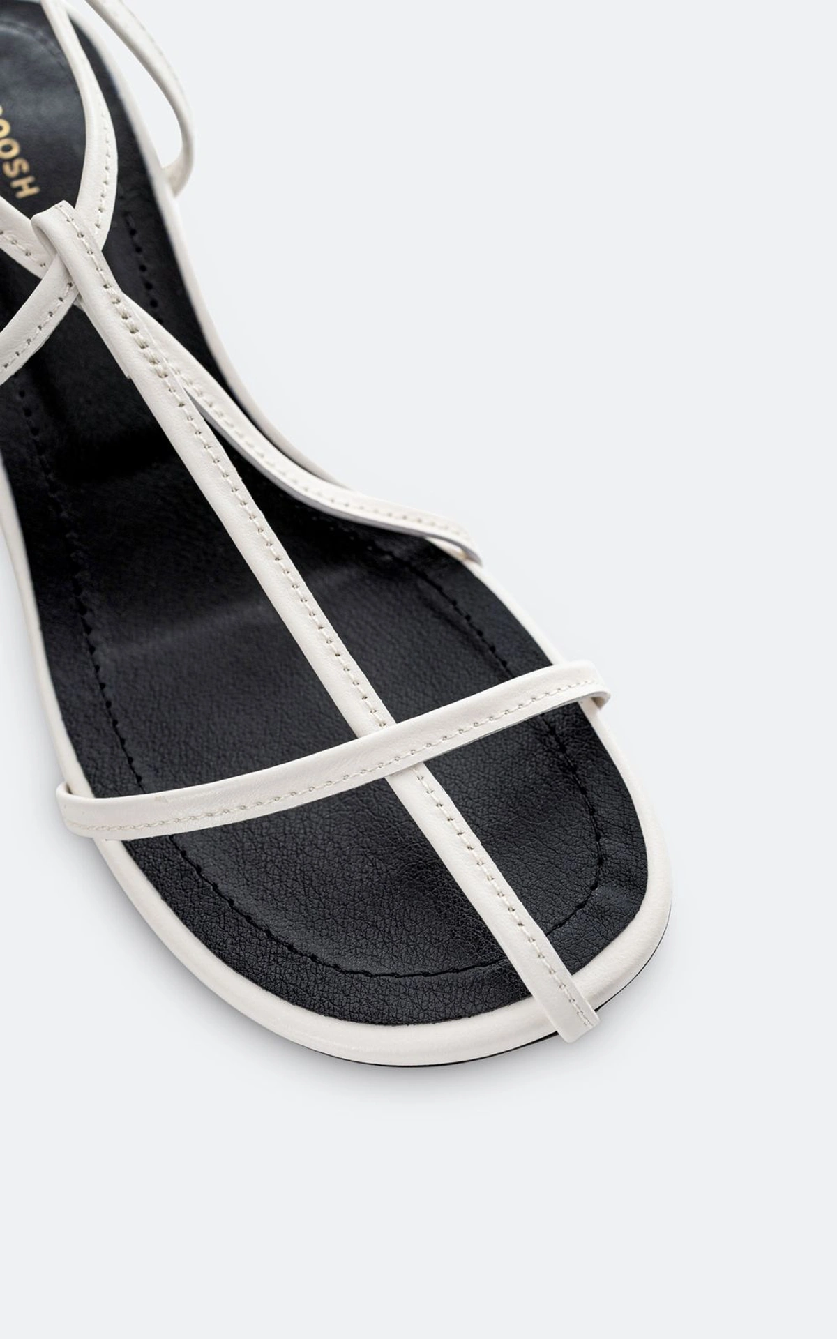 Leather Sandals with Crossed Straps
