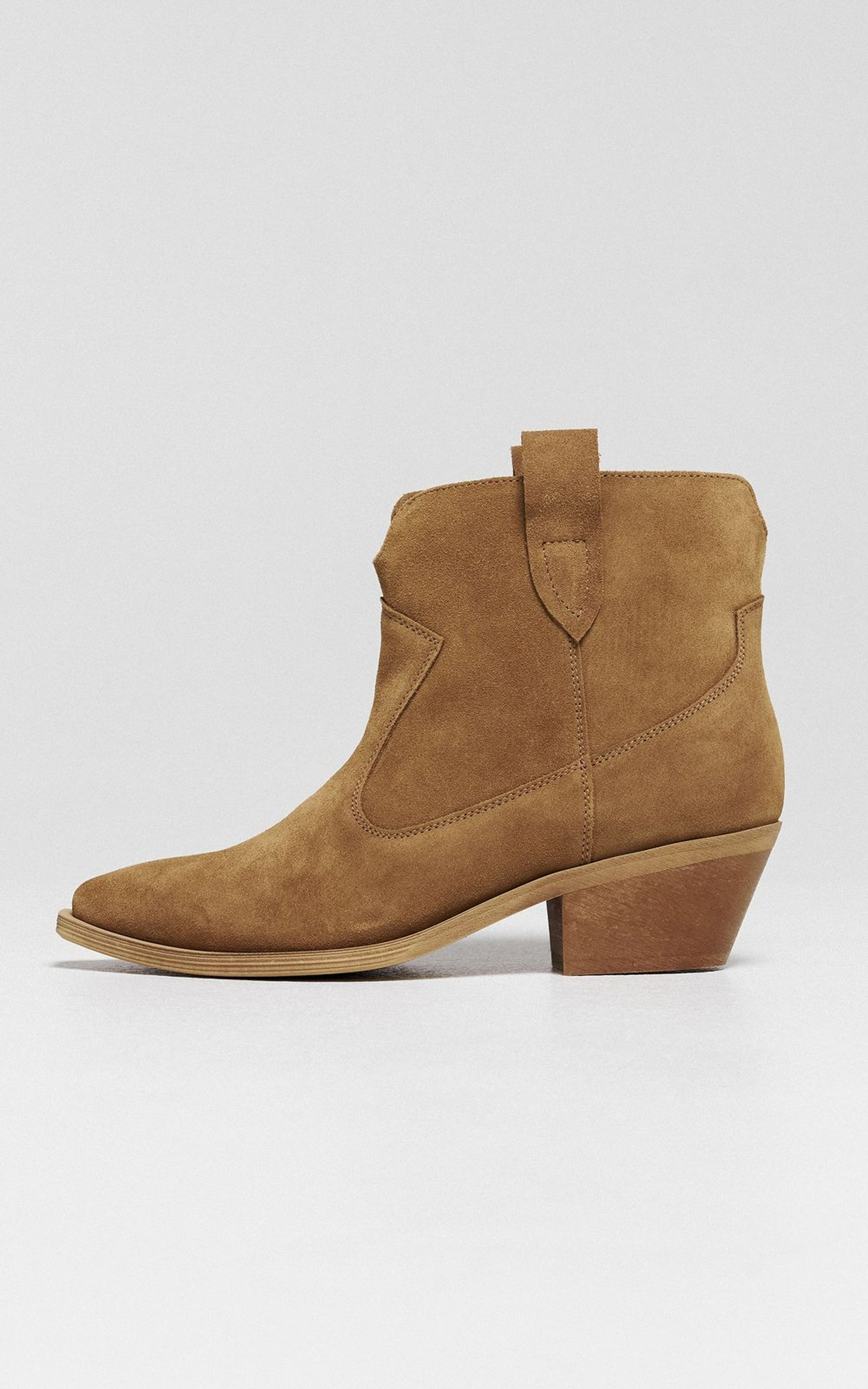 Short Suede Cowboy Boots