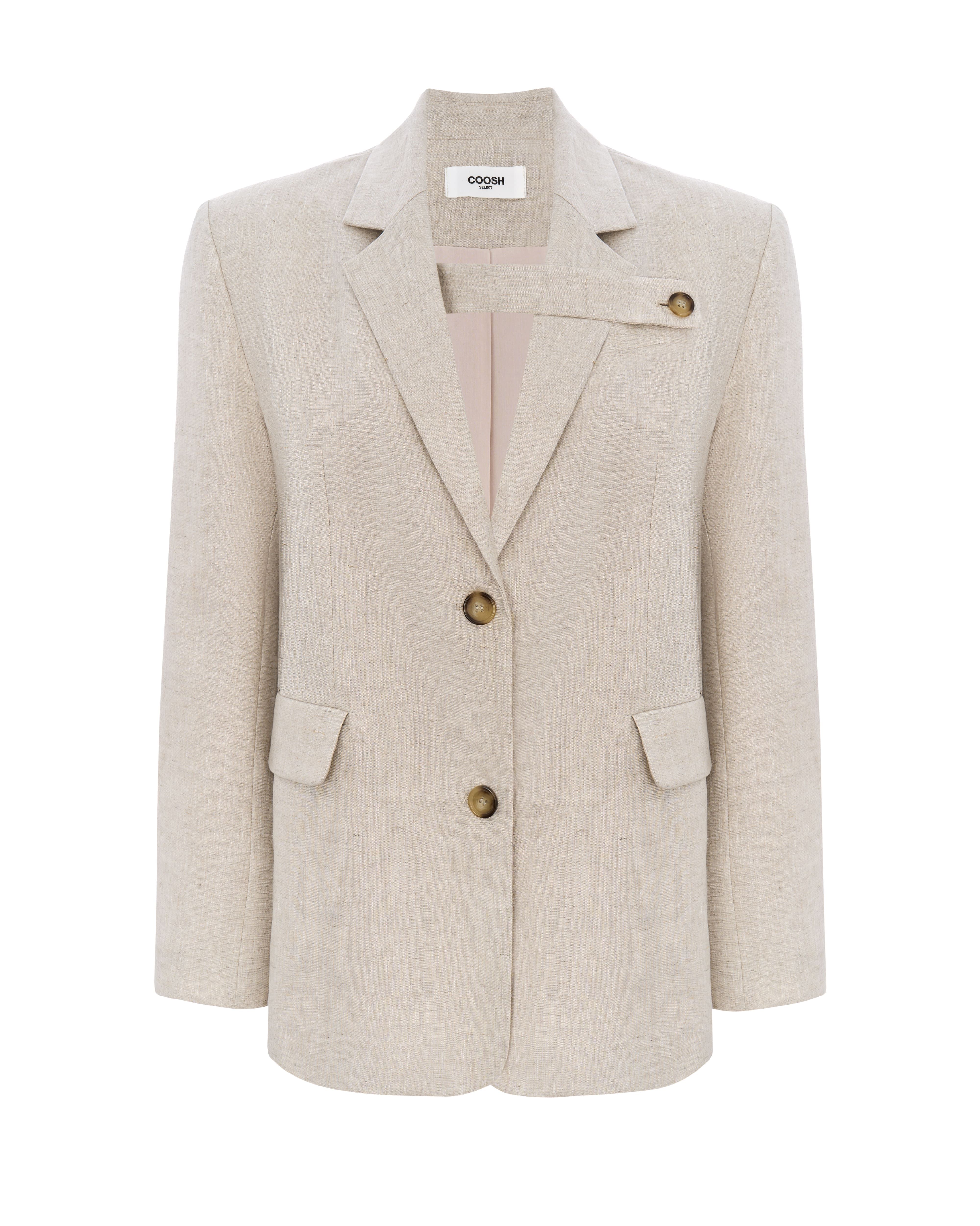 ボトムスその他 Barba Blazer Gi1 Single Breasted In Beige Linen 400c34dd98acf708dd6acf8c3eaea6