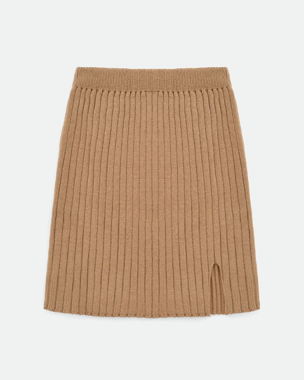 Knitted Matching Set with Sweater and Mini Skirt