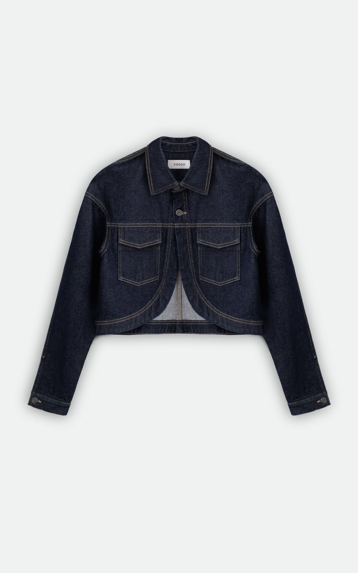 RAW DENIM Cropped Jacket