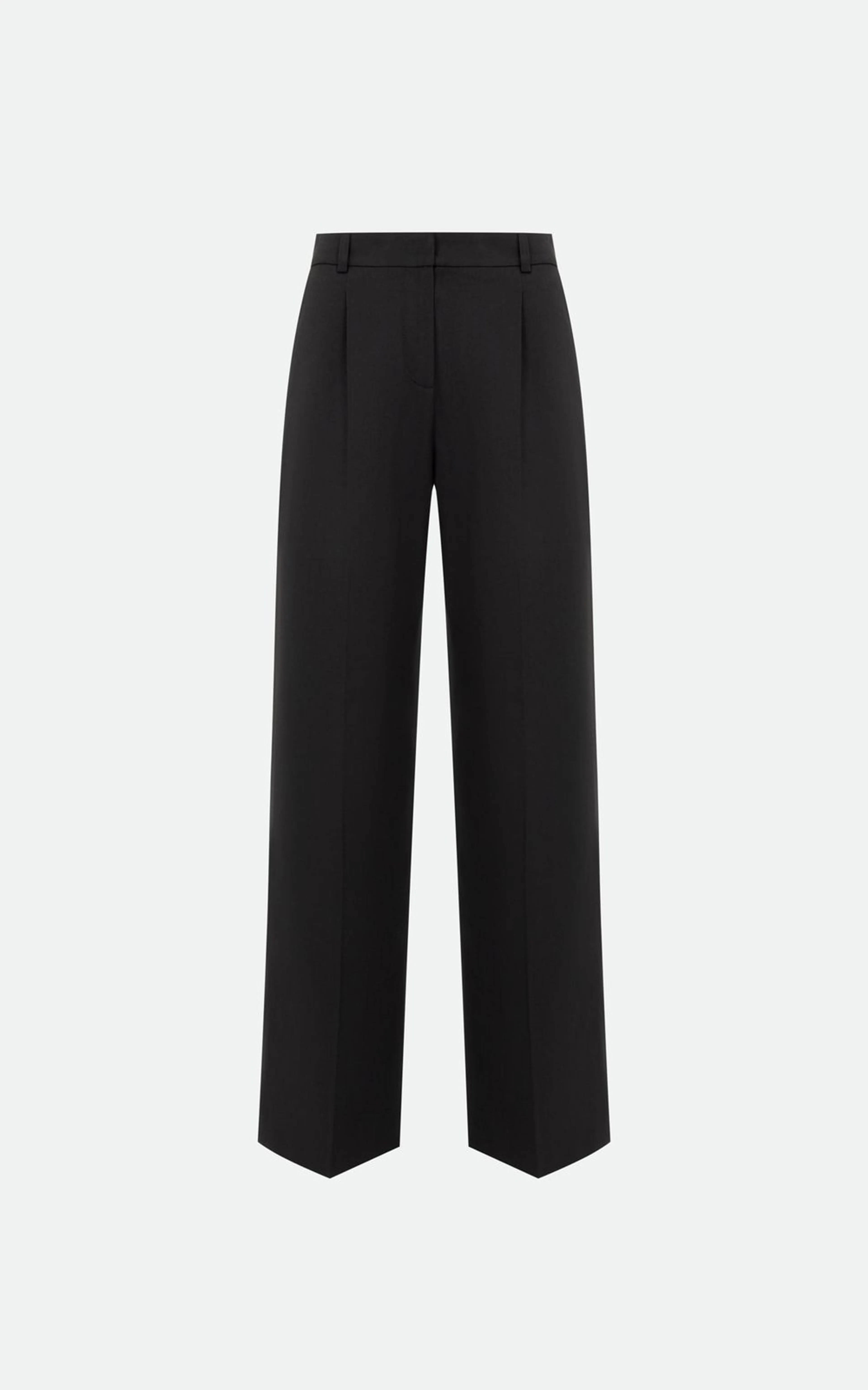 Straight Pants with Sharp Creases