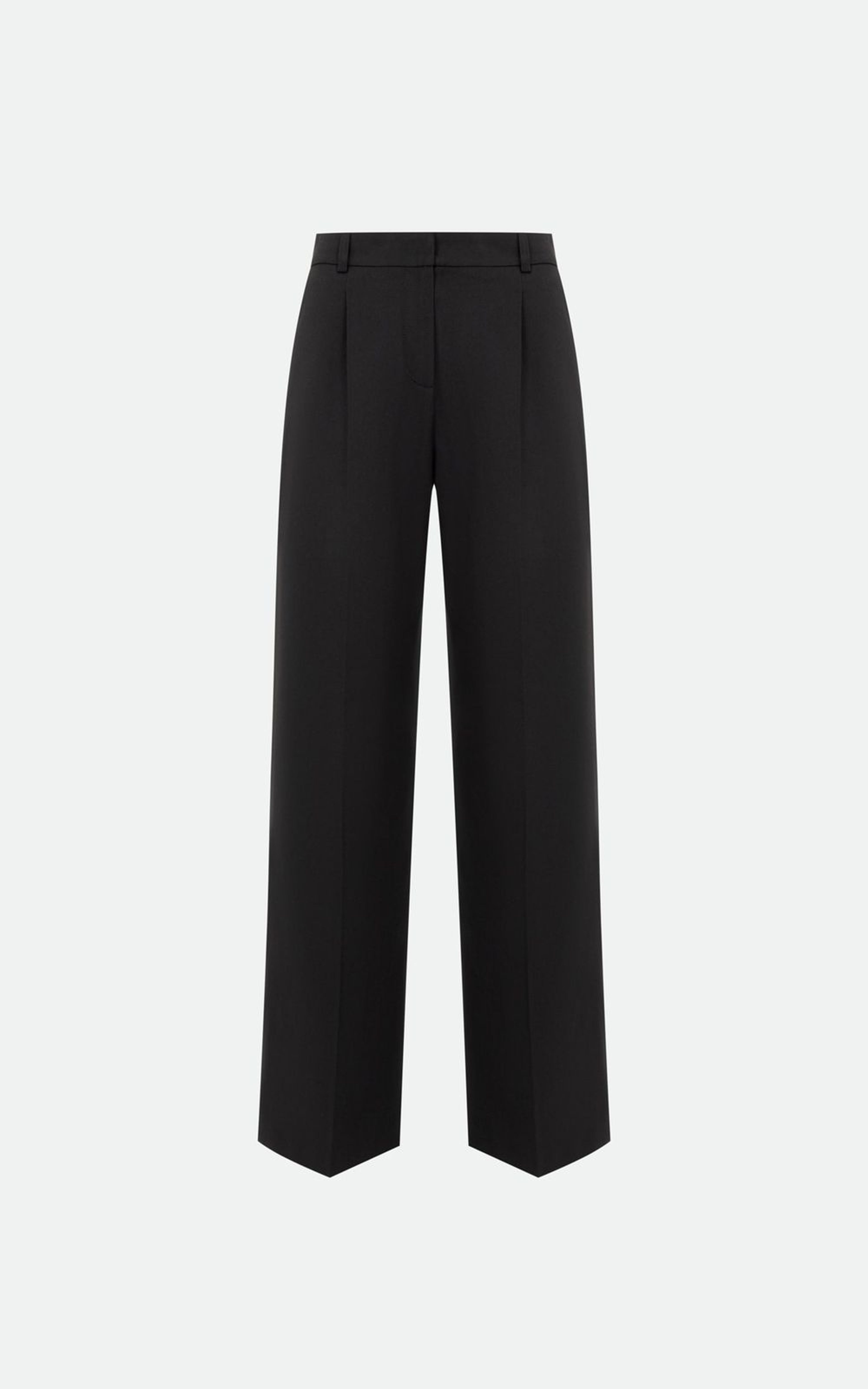 Straight Pants with Sharp Creases