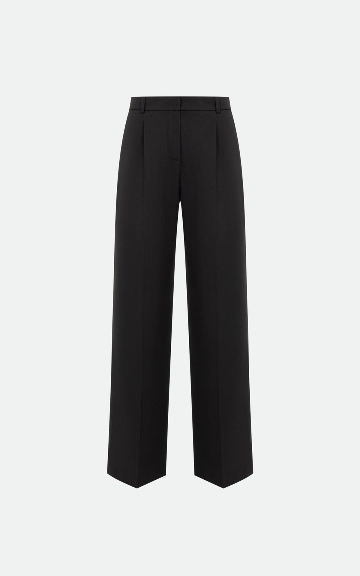 Straight Pants with Sharp Creases