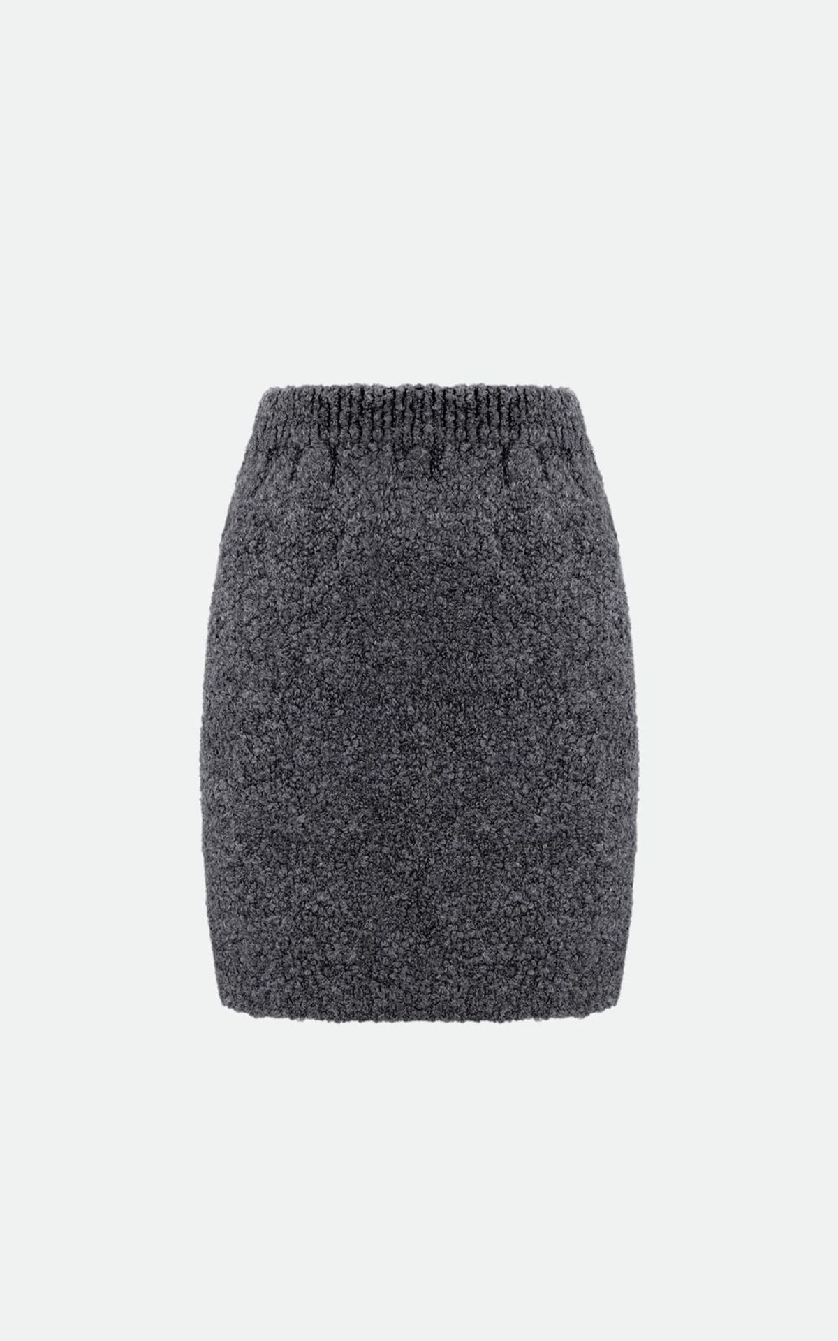 Костюм букле з кардиганом та спідницею міні