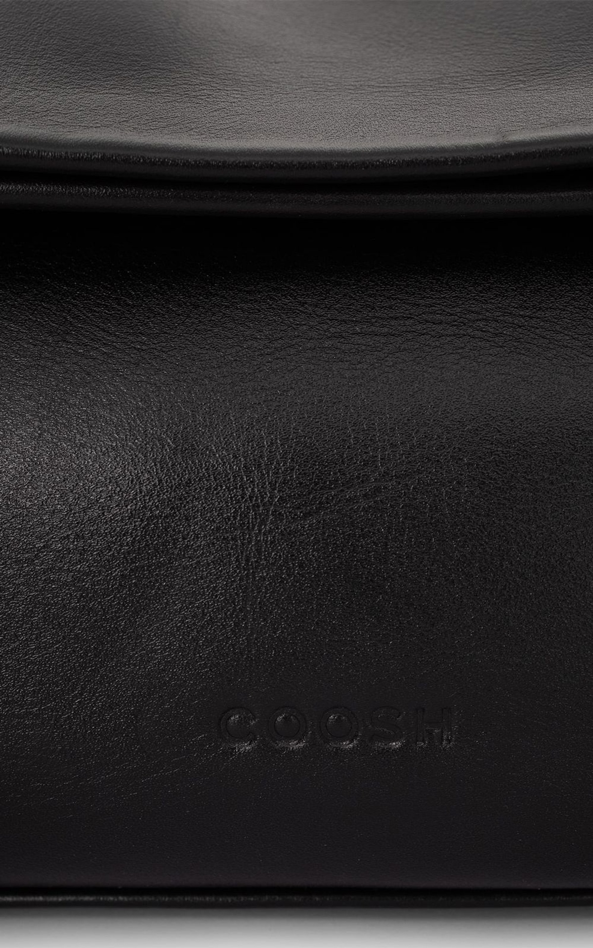 Kopertówka skórzana origami GIA Czarny