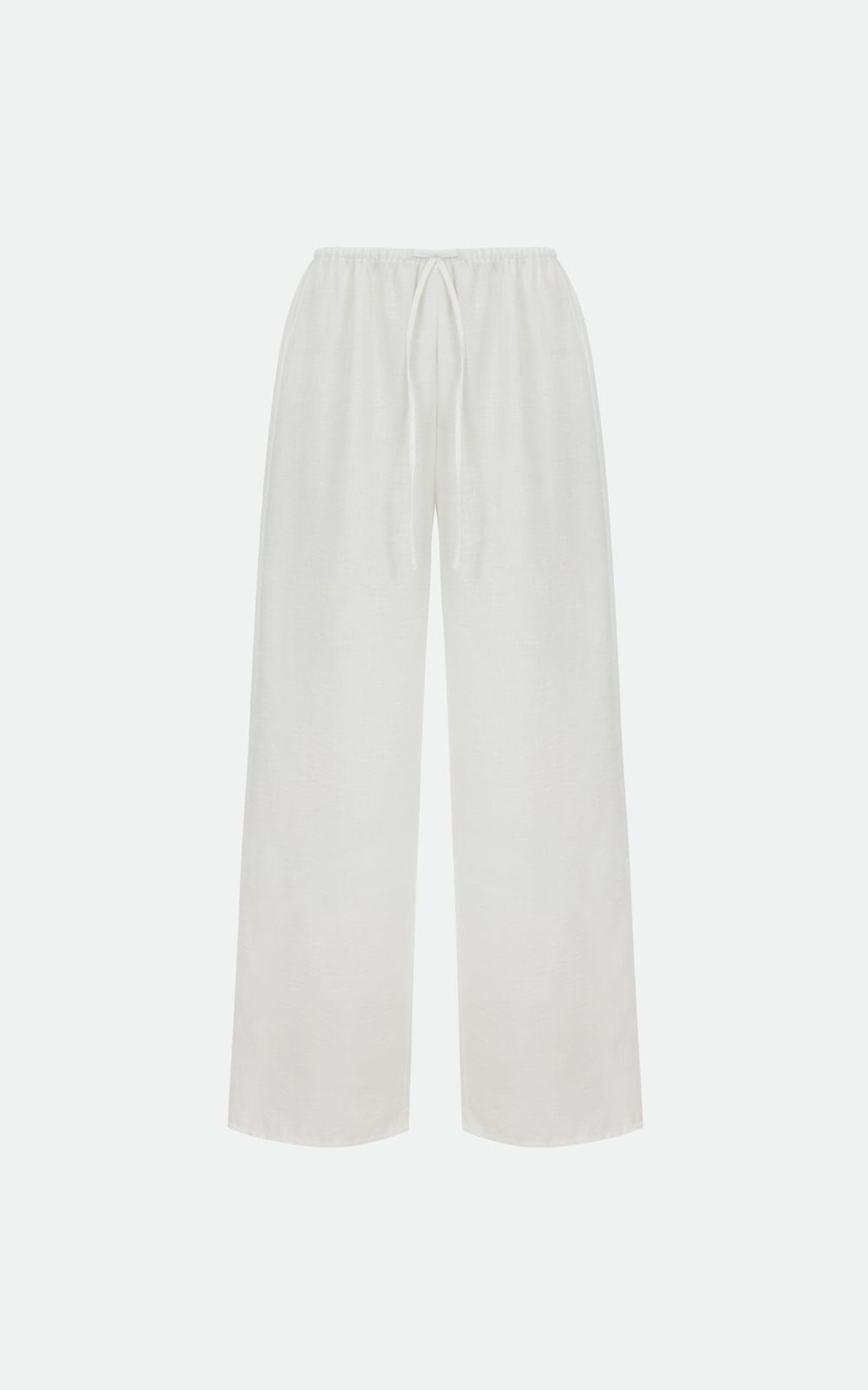 Relaxed Fit Viscose Pants