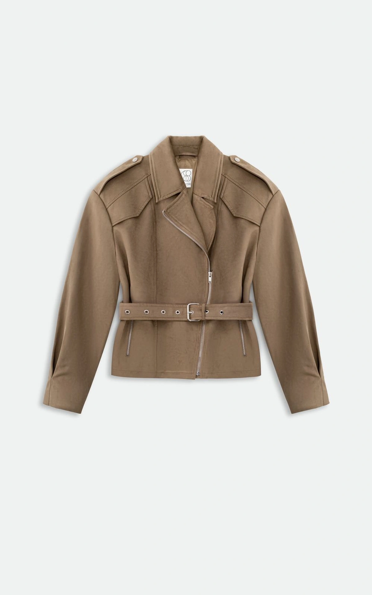 CAIRE Suede Biker Jacket