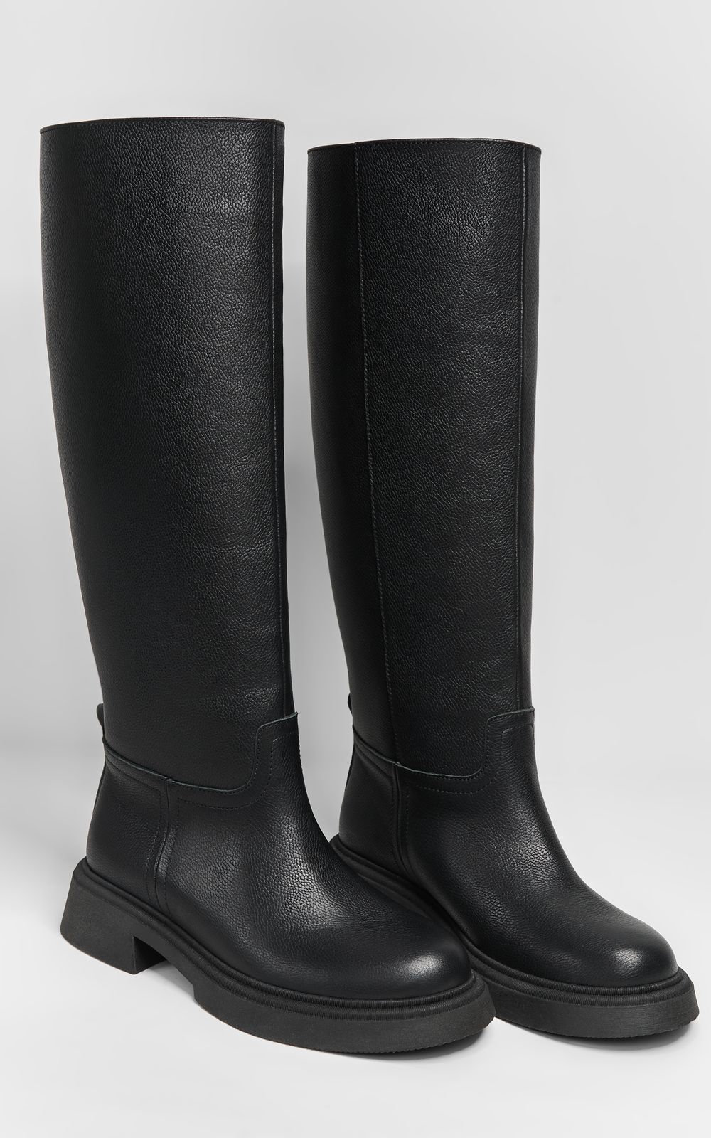 m*m様 F.LLI Giacometti JOCKEY BOOTS 36 Leather Jockey Boots - Black | COOSH