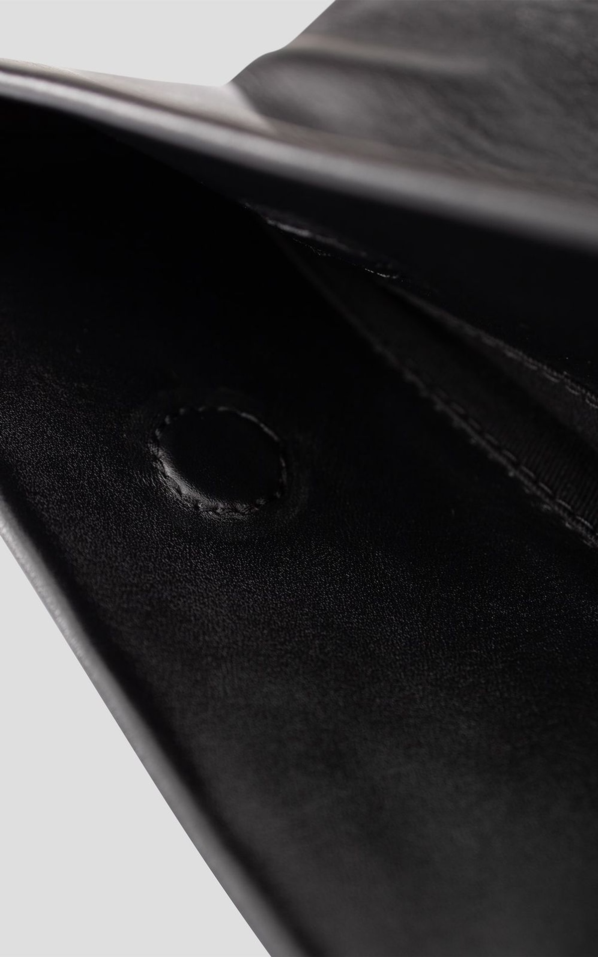 Kopertówka skórzana origami GIA Czarny