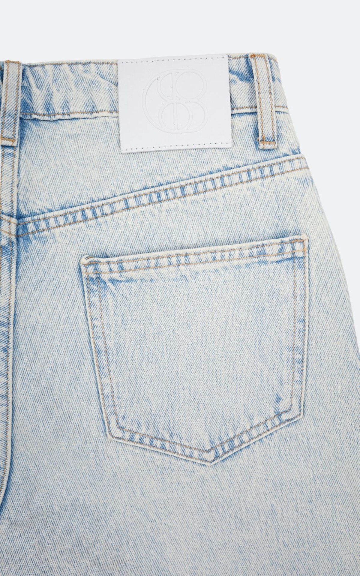 Jeans WIDE-LEG with Decorative Cut-Outs