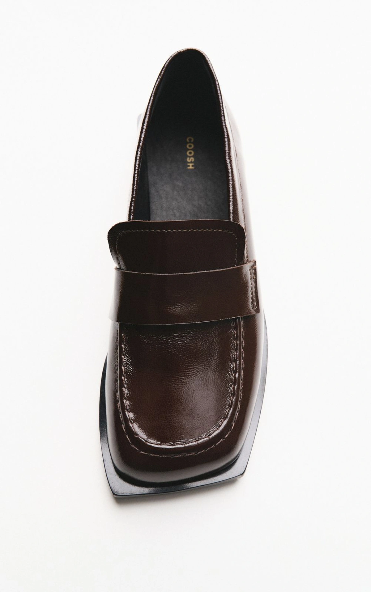 Patent Leather Loafers ELLIS with Square Toe