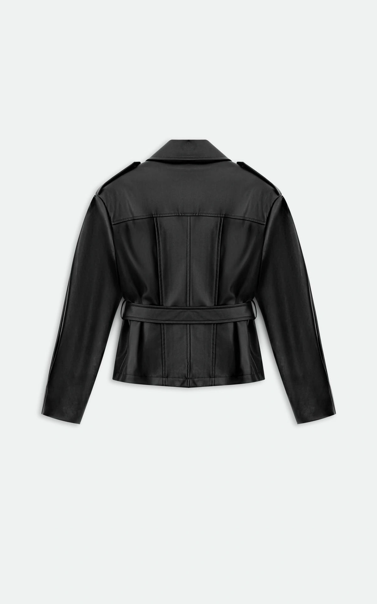 CAIRE Faux Leather Biker Jacket