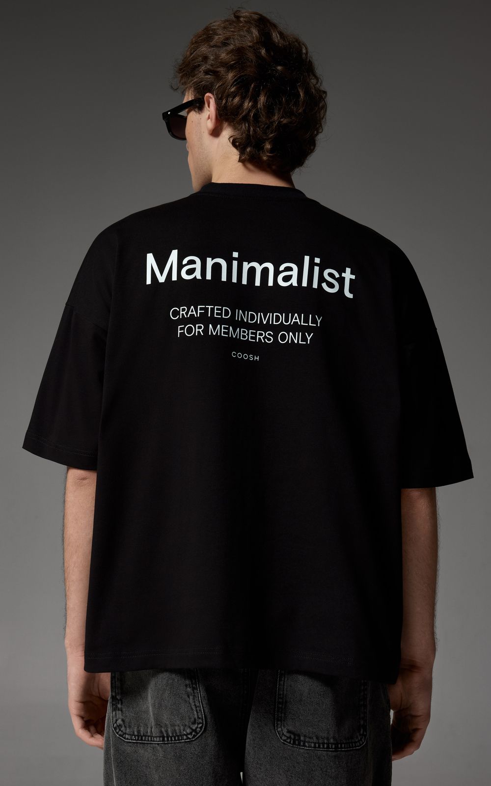 T-shirt MANIMALIST - Black | COOSH