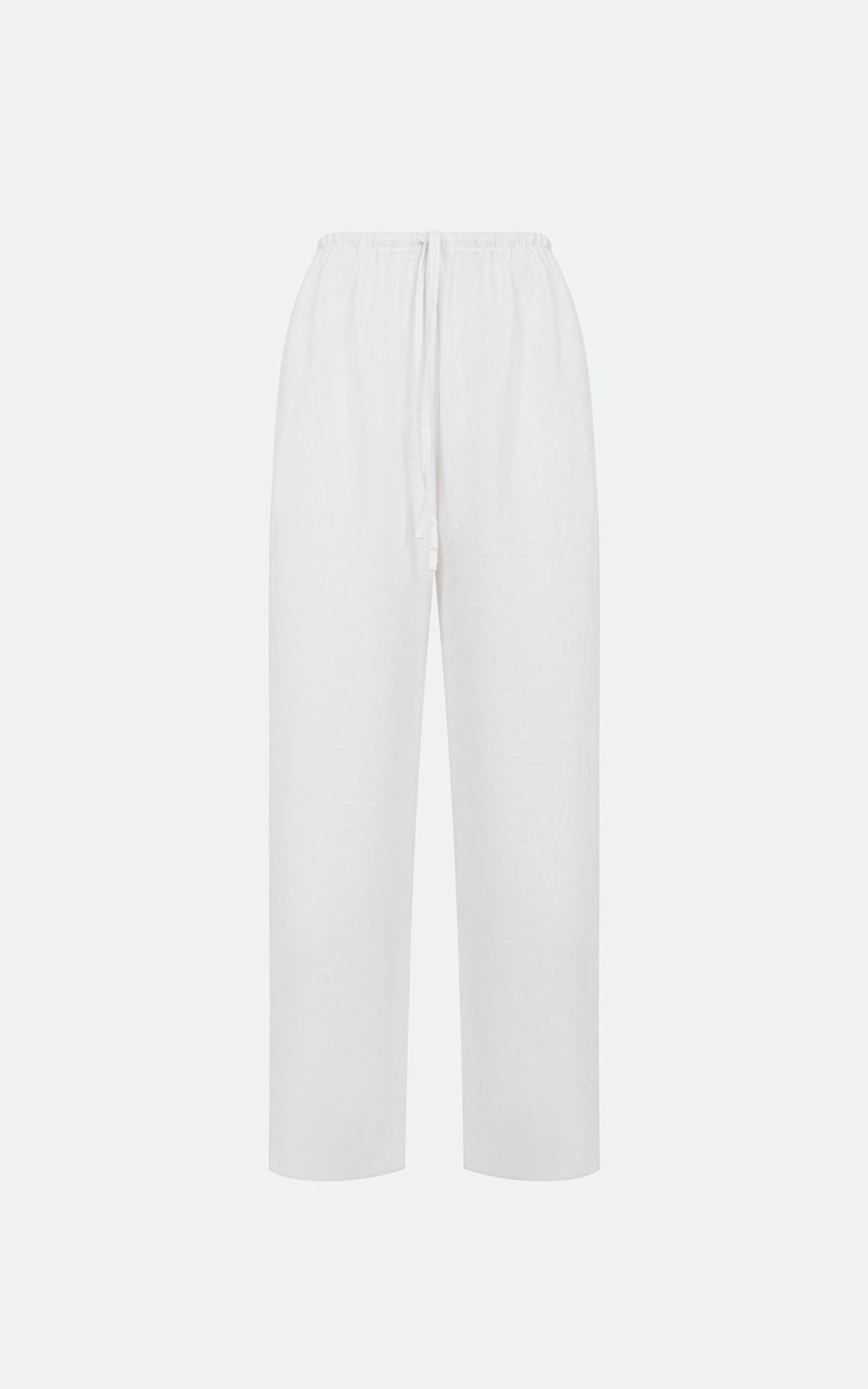 Elastic Waist Hemp Pants