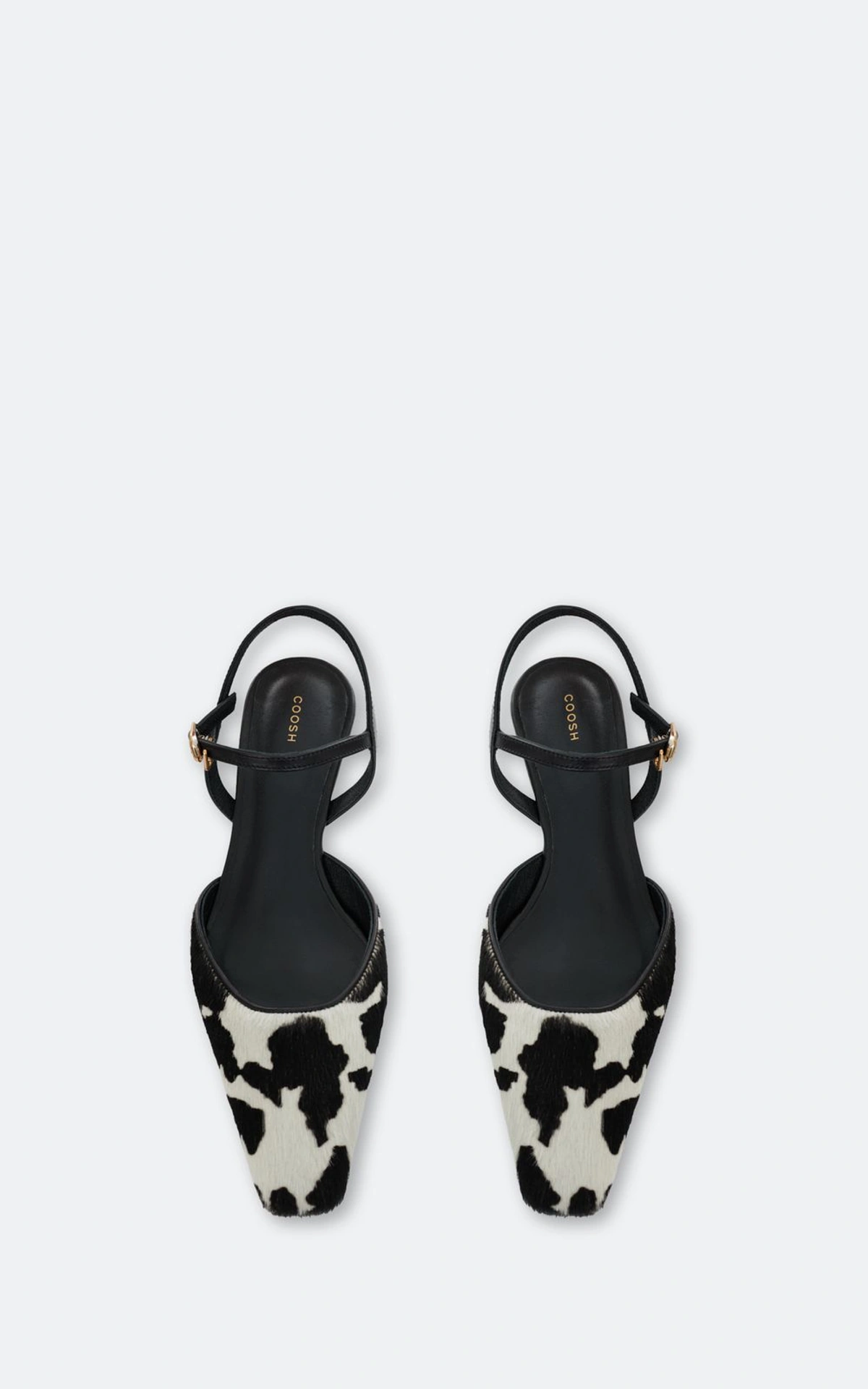 COW Slingbacks with Shaggy Texture