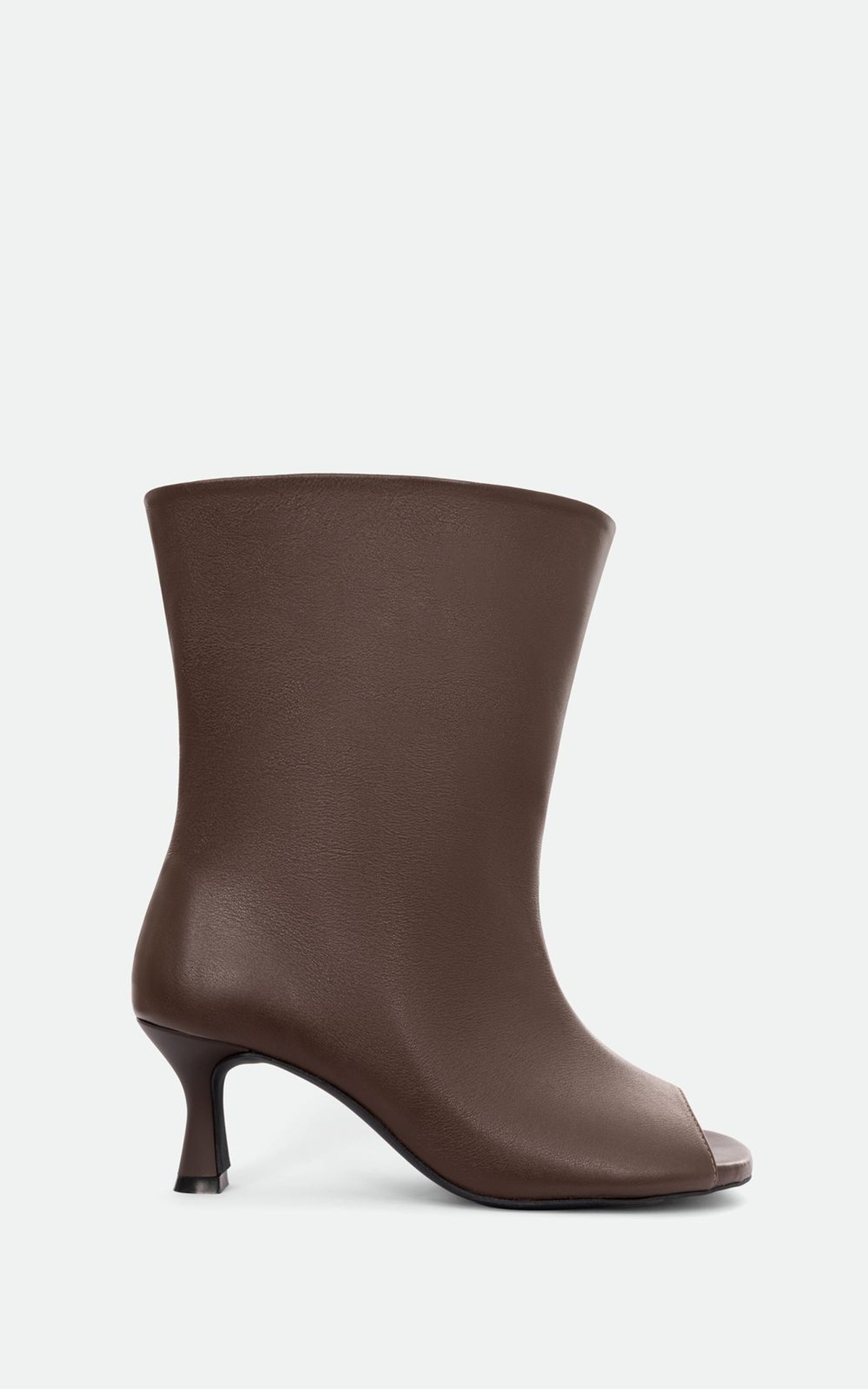 Чоботи SAFARI шкіряні вкорочені з відкритим мисом