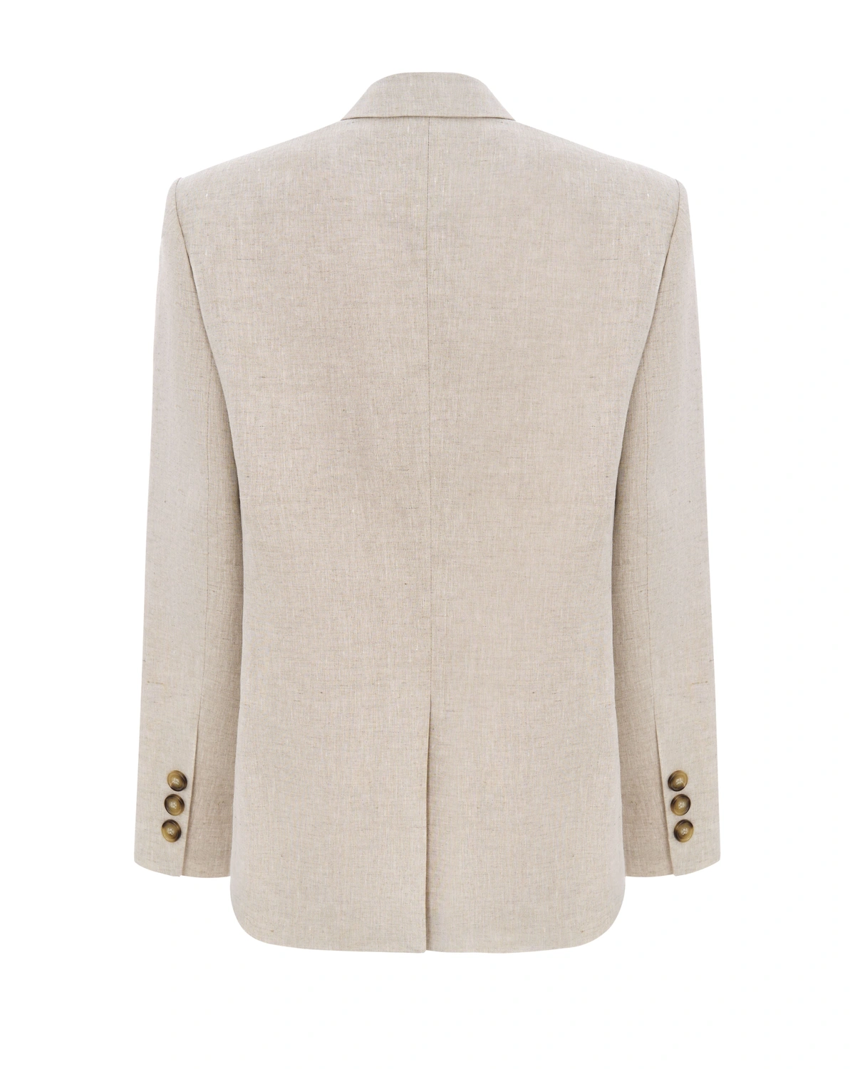 Single-breasted Blazer with Strap Detail