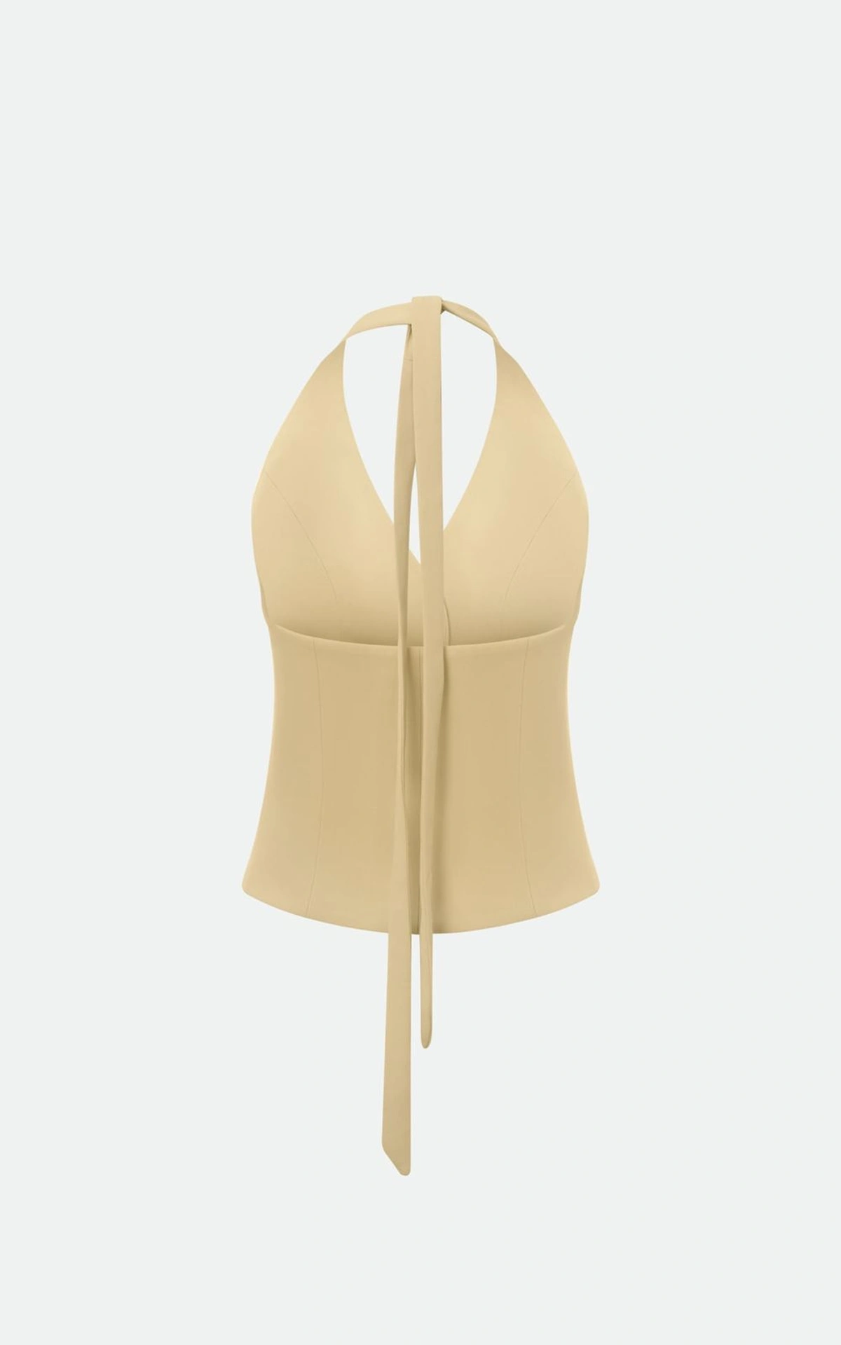 Жилет із контрастними ґудзиками BUTTER YELLOW