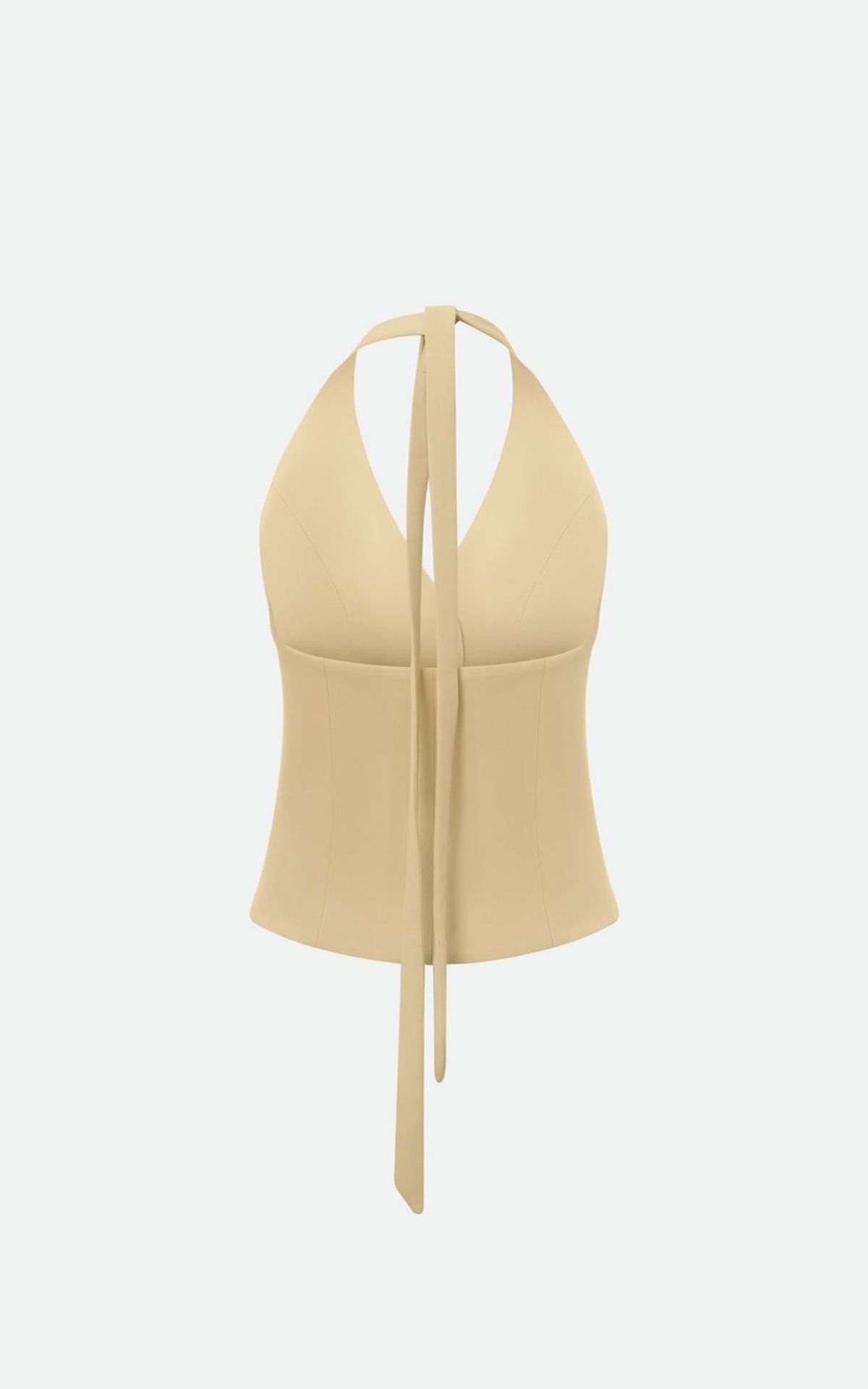 Жилет із контрастними ґудзиками BUTTER YELLOW