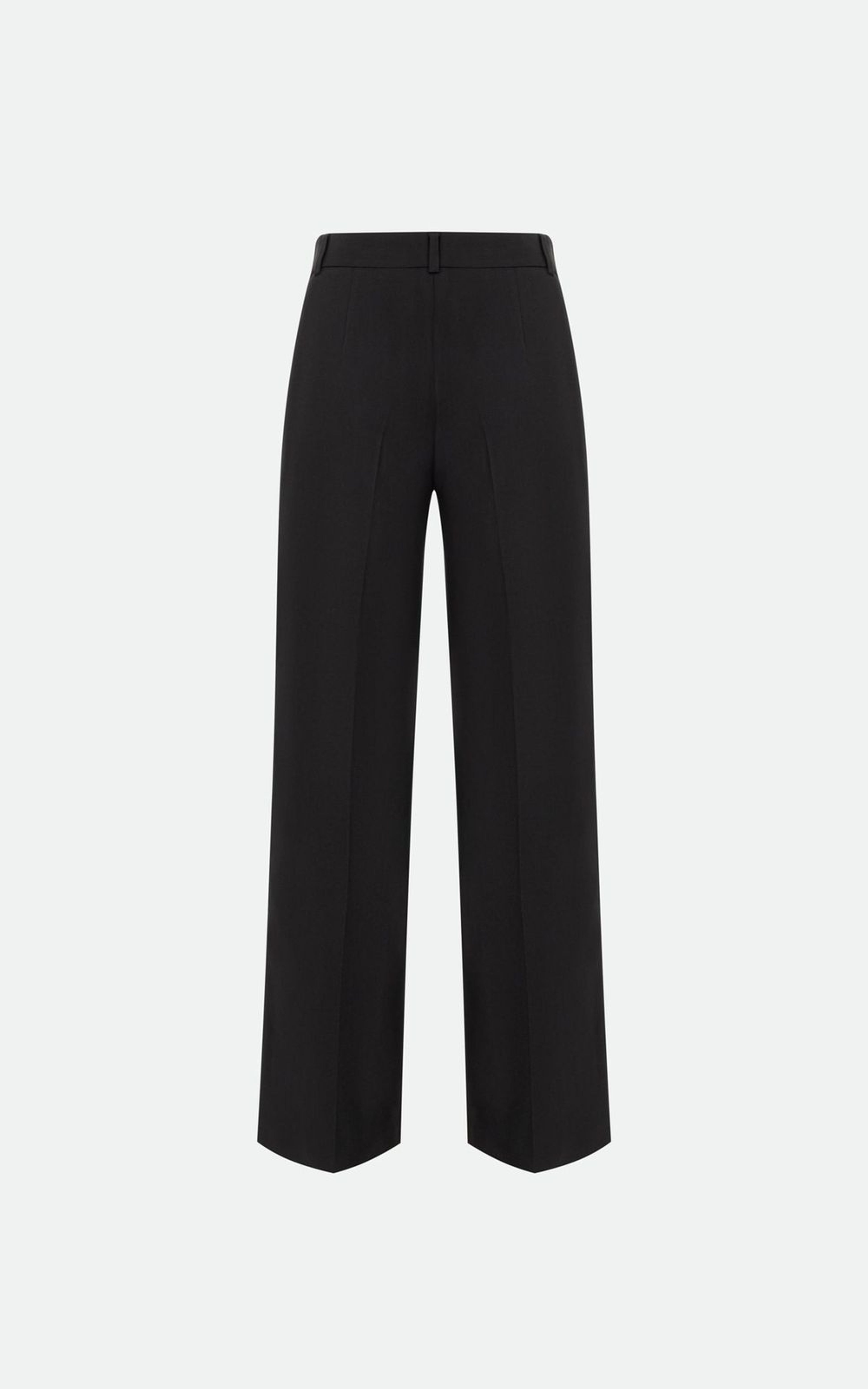 Straight Pants with Sharp Creases