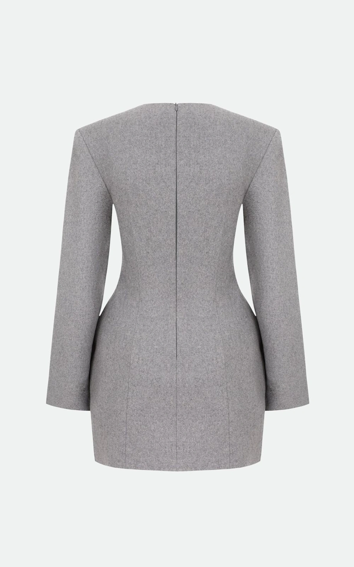 RENEE Fitted Mini Dress with Shoulder Pads