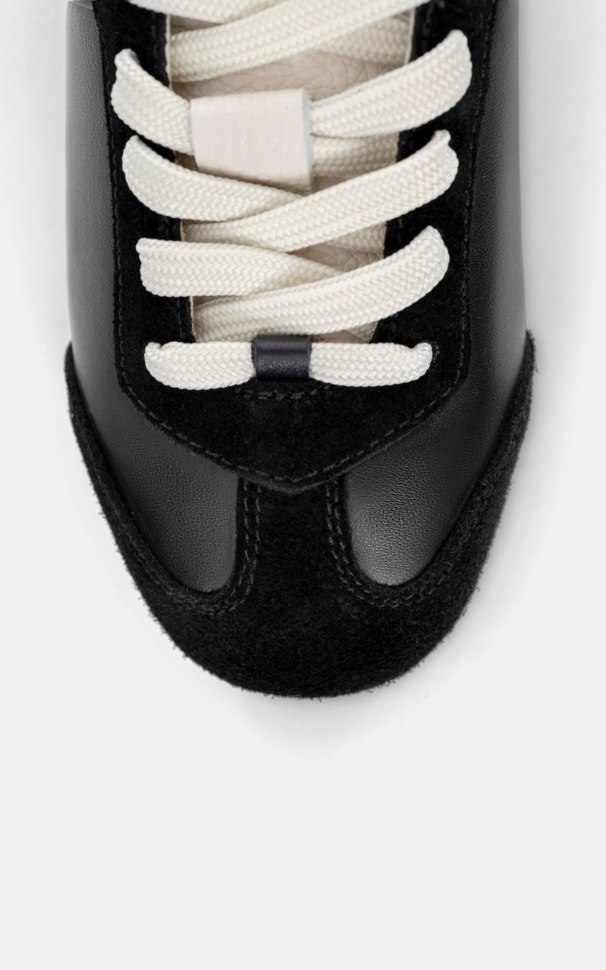 Кеди шкіряні із замшевими вставками