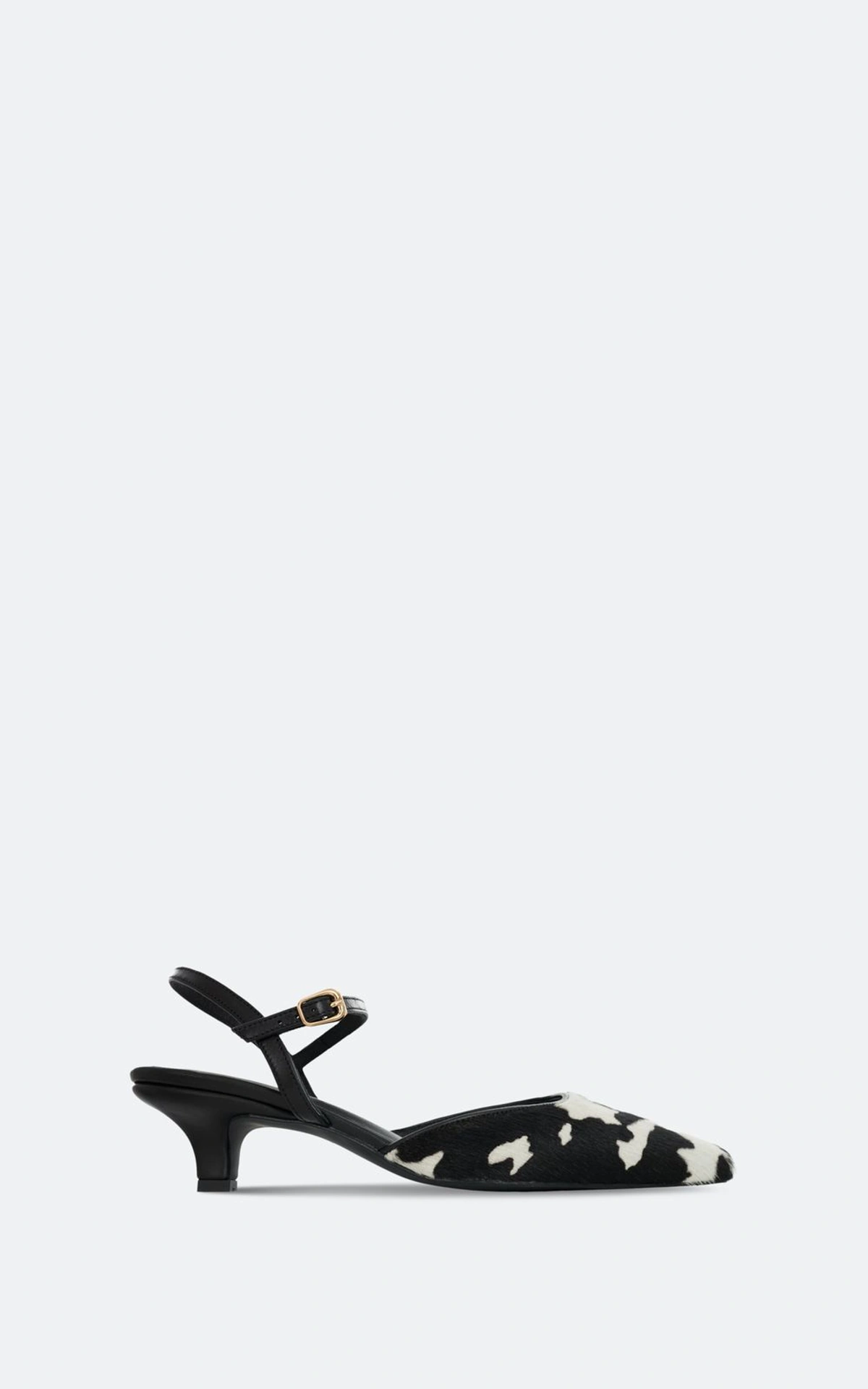 COW Slingbacks with Shaggy Texture