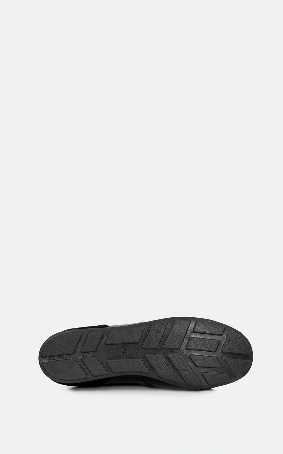 Leather Sneakers with Suede Inserts
