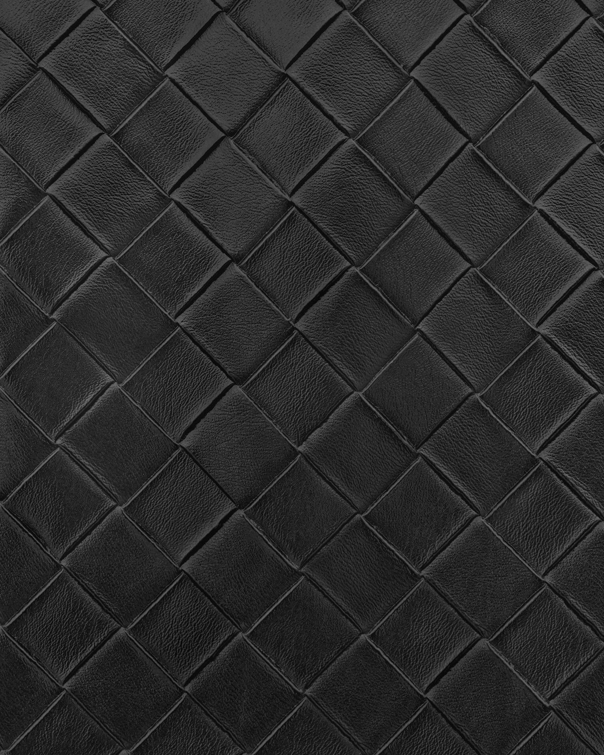 Faux Leather Braided Midi Skirt