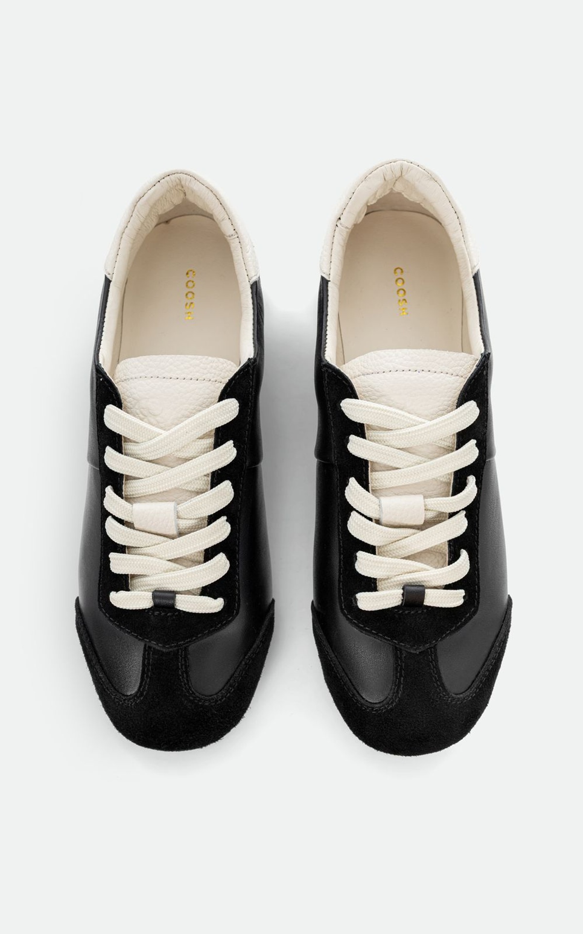 Кеди шкіряні із замшевими вставками