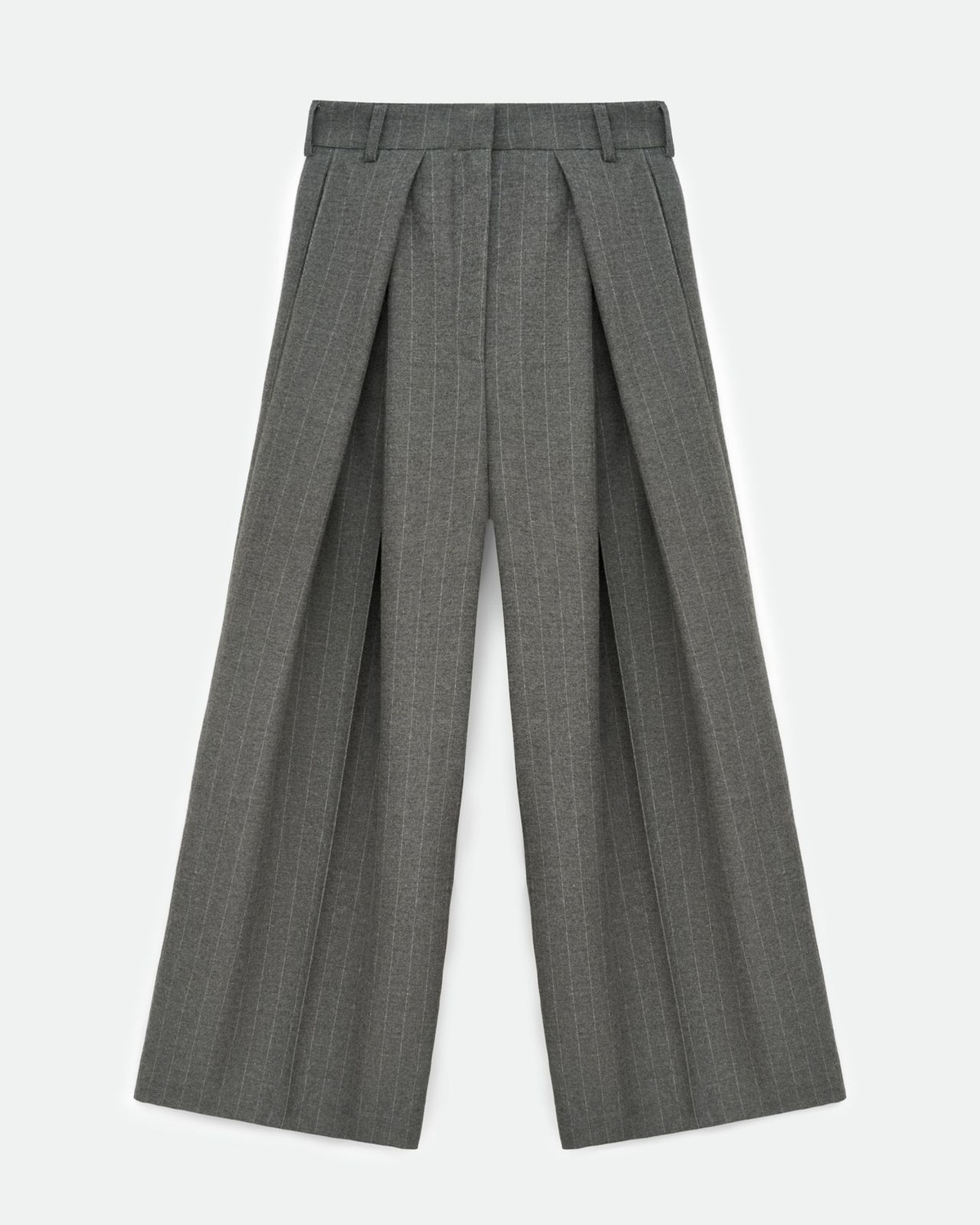 Wool Blend Striped Pants JIL