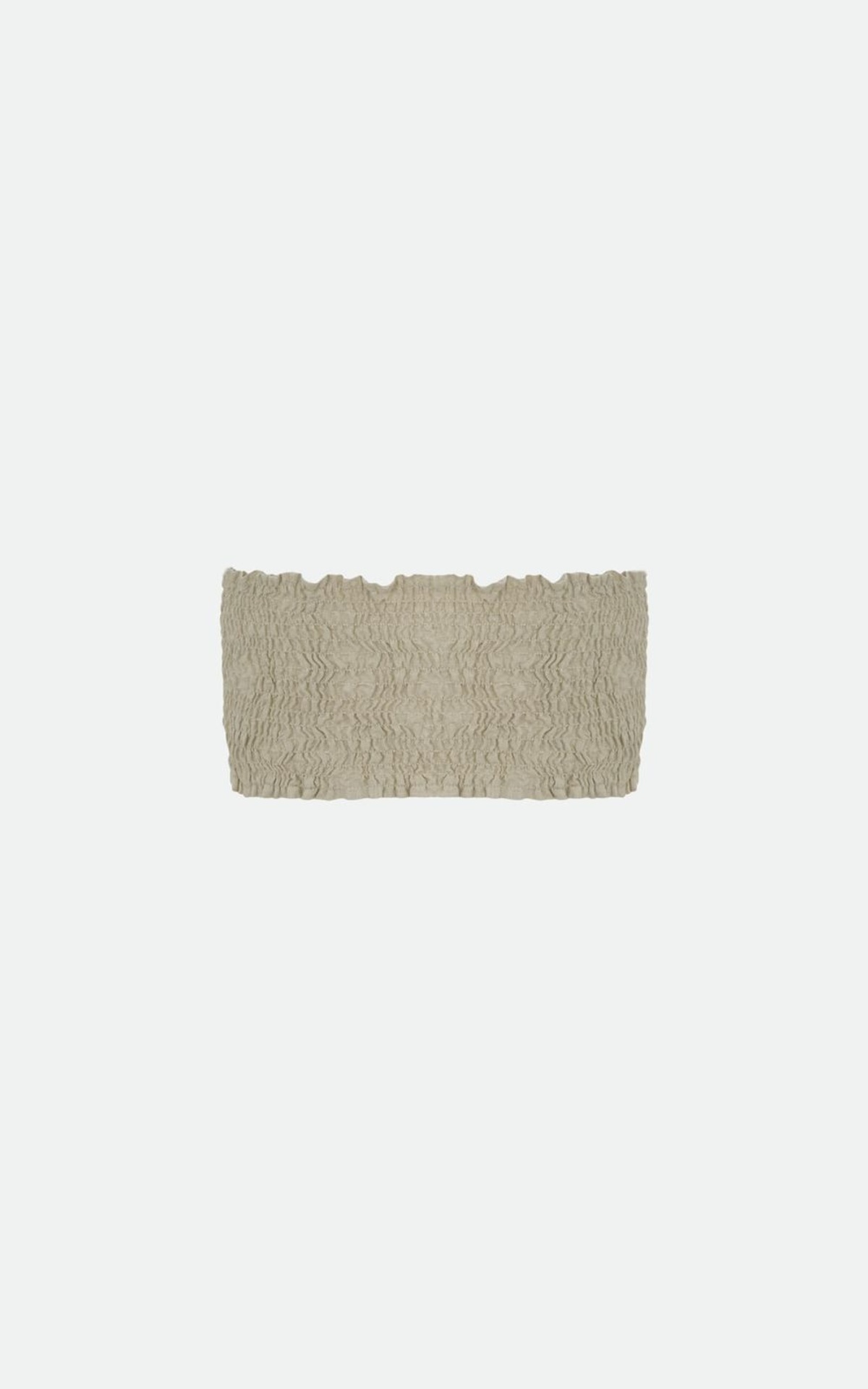 Front Tie Bandeau Top
