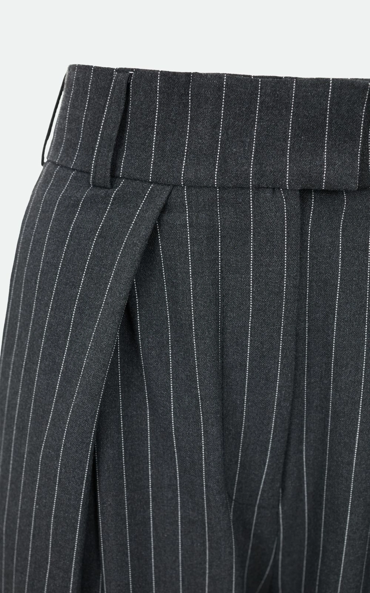 BLAKE Classic Wide-Leg Pinstripe Pants