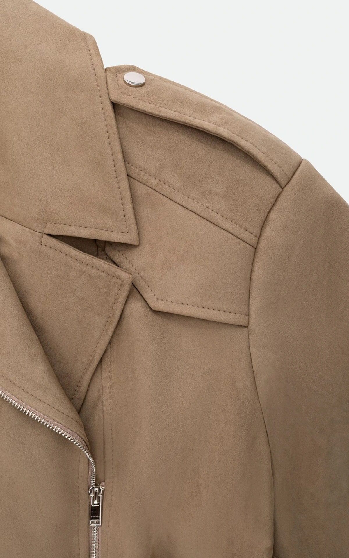 CAIRE Suede Biker Jacket