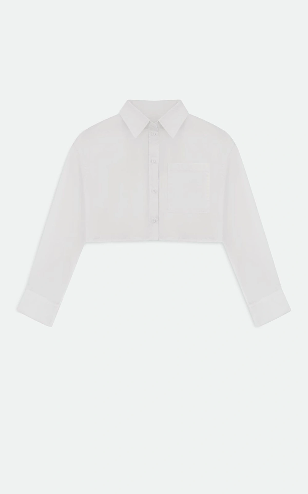 Cropped Cotton Shirt