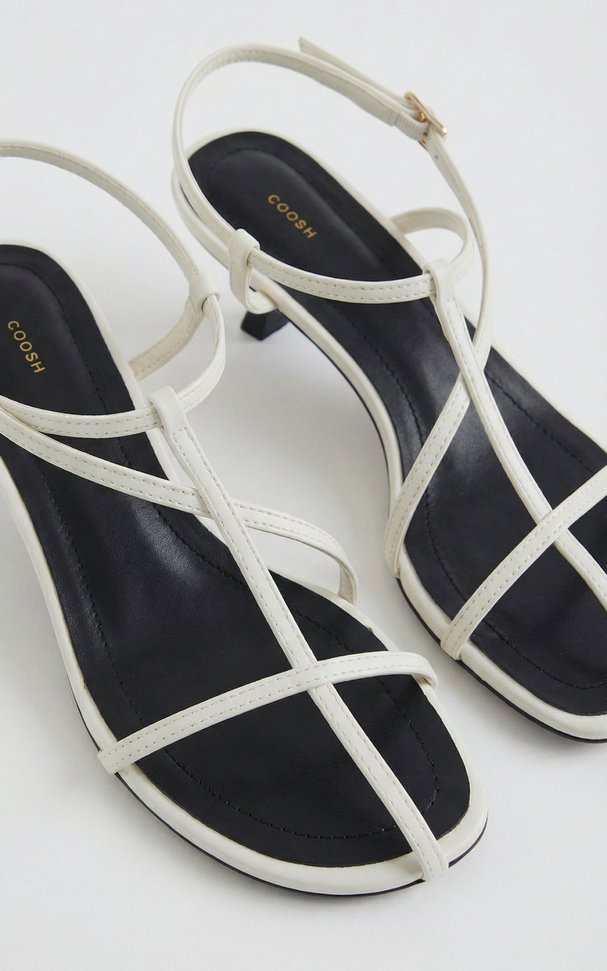 Leather Sandals with Crossed Straps