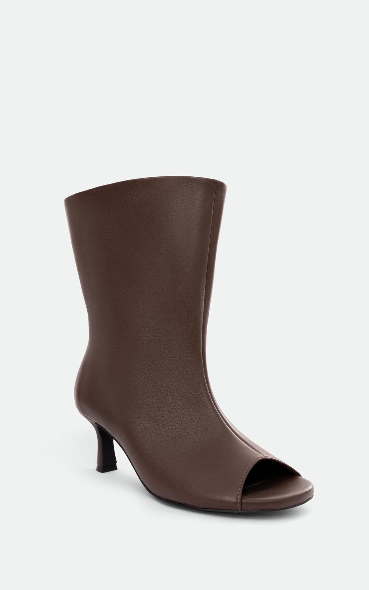 Чоботи SAFARI шкіряні вкорочені з відкритим мисом