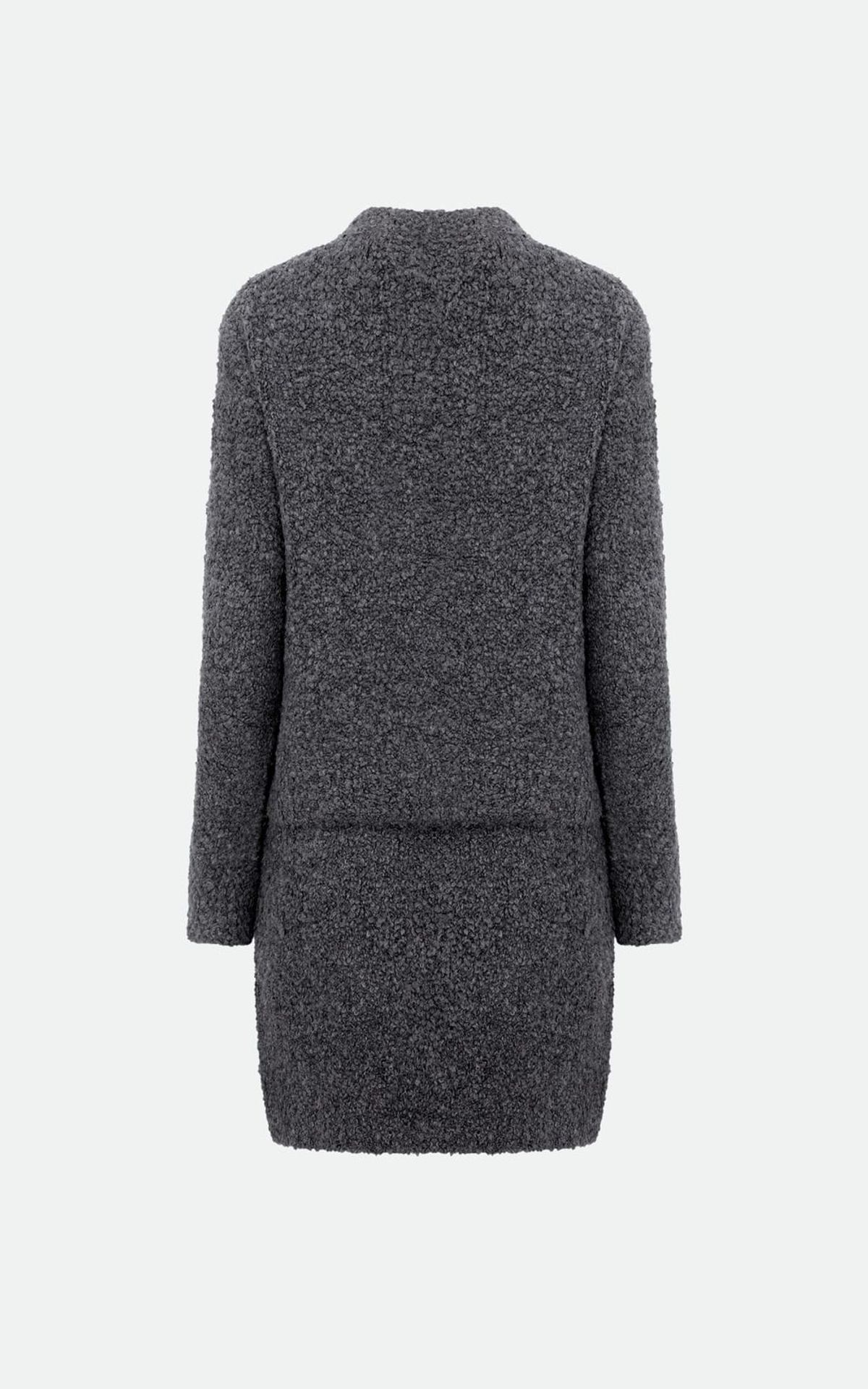 Костюм букле з кардиганом та спідницею міні